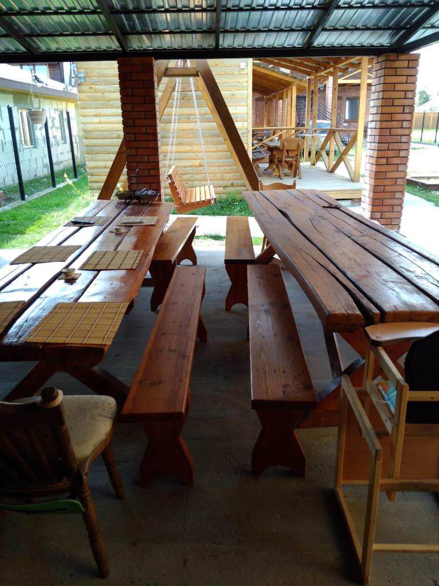 outdoor BBQ area