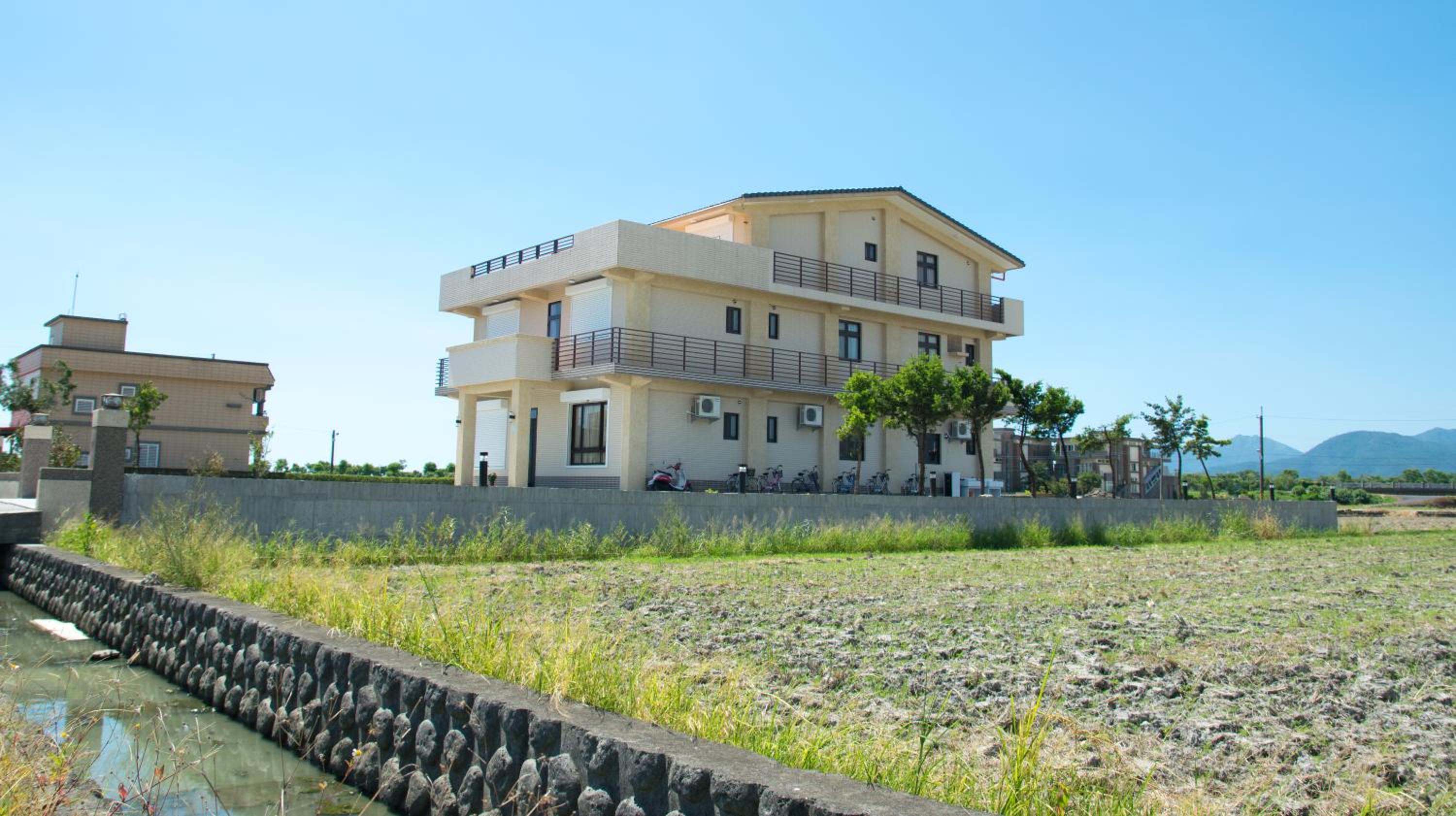 Pastoral riverside