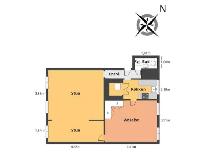Central Danish apartment