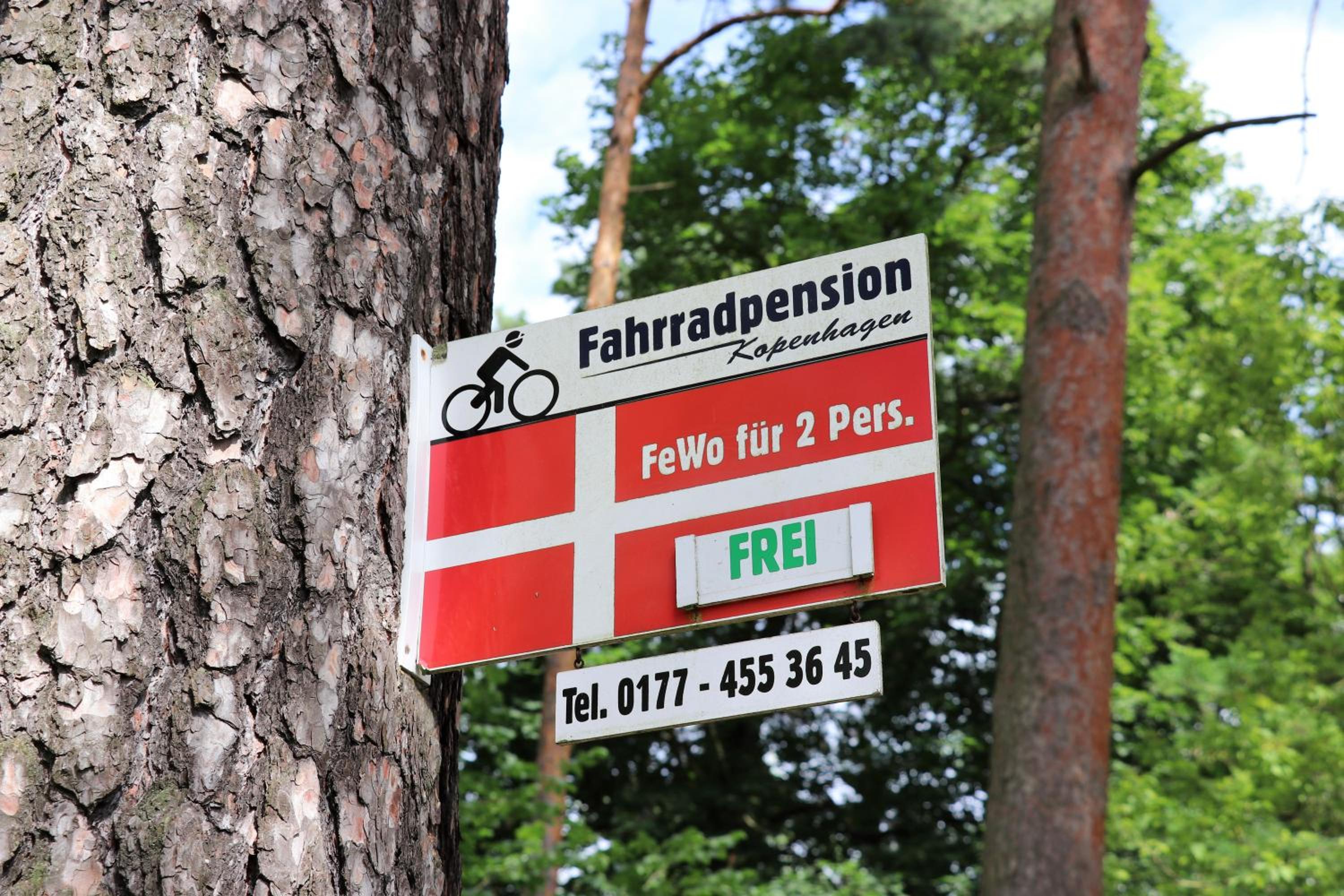 Fahrradpension am Weg nach Kopenhagen