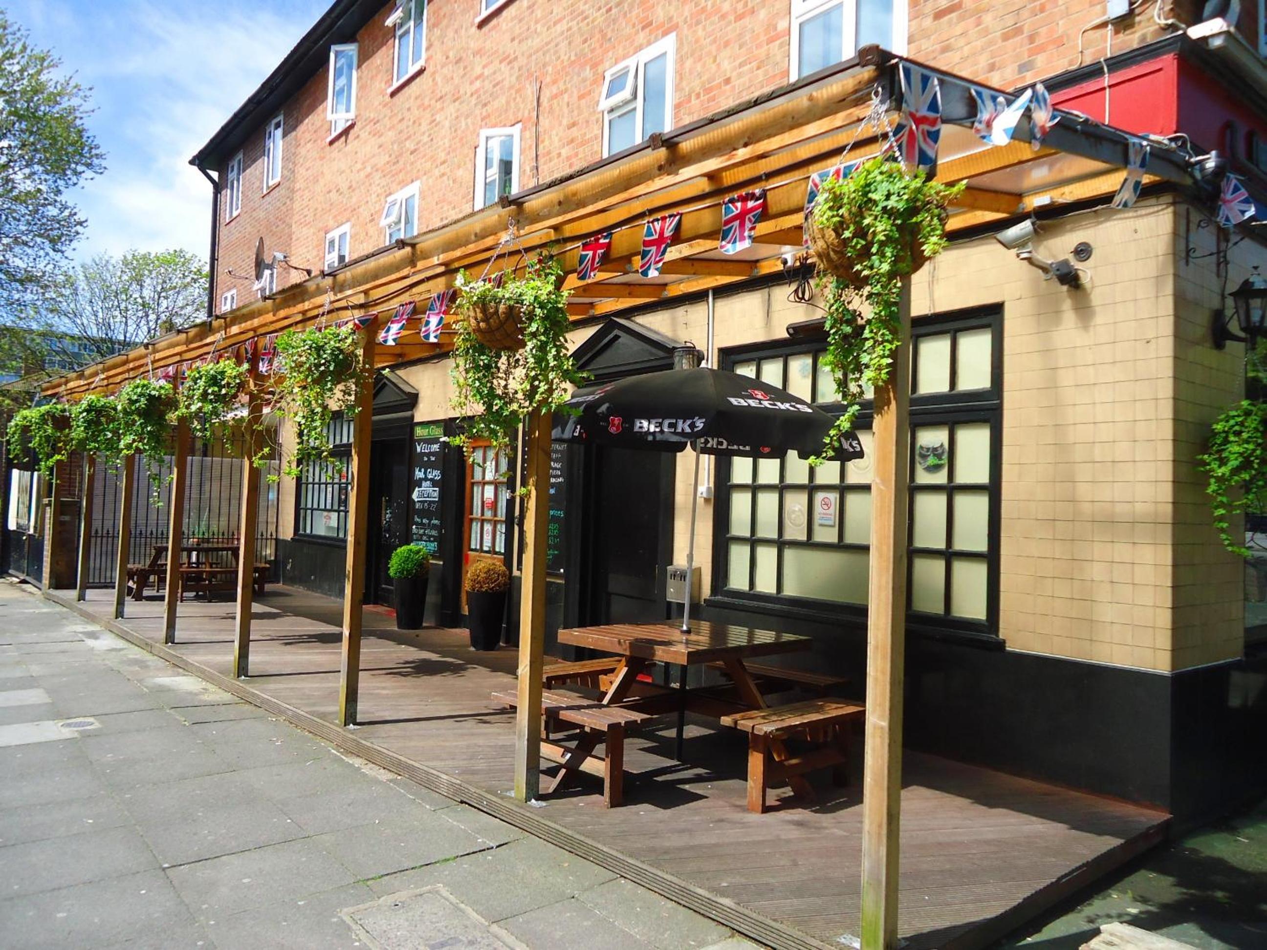 outdoor bbq area