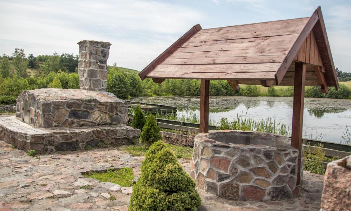 outdoor BBQ area