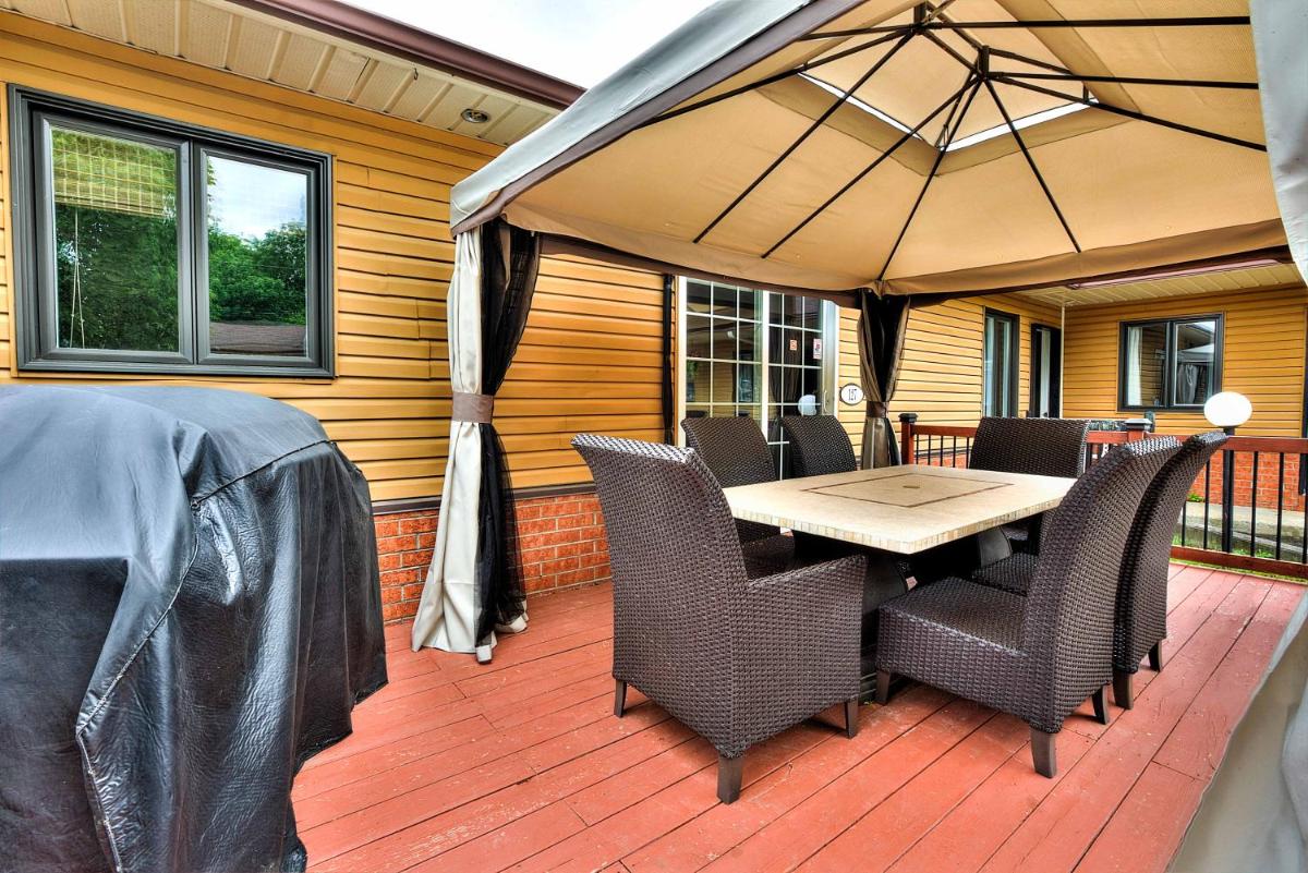 outdoor BBQ area