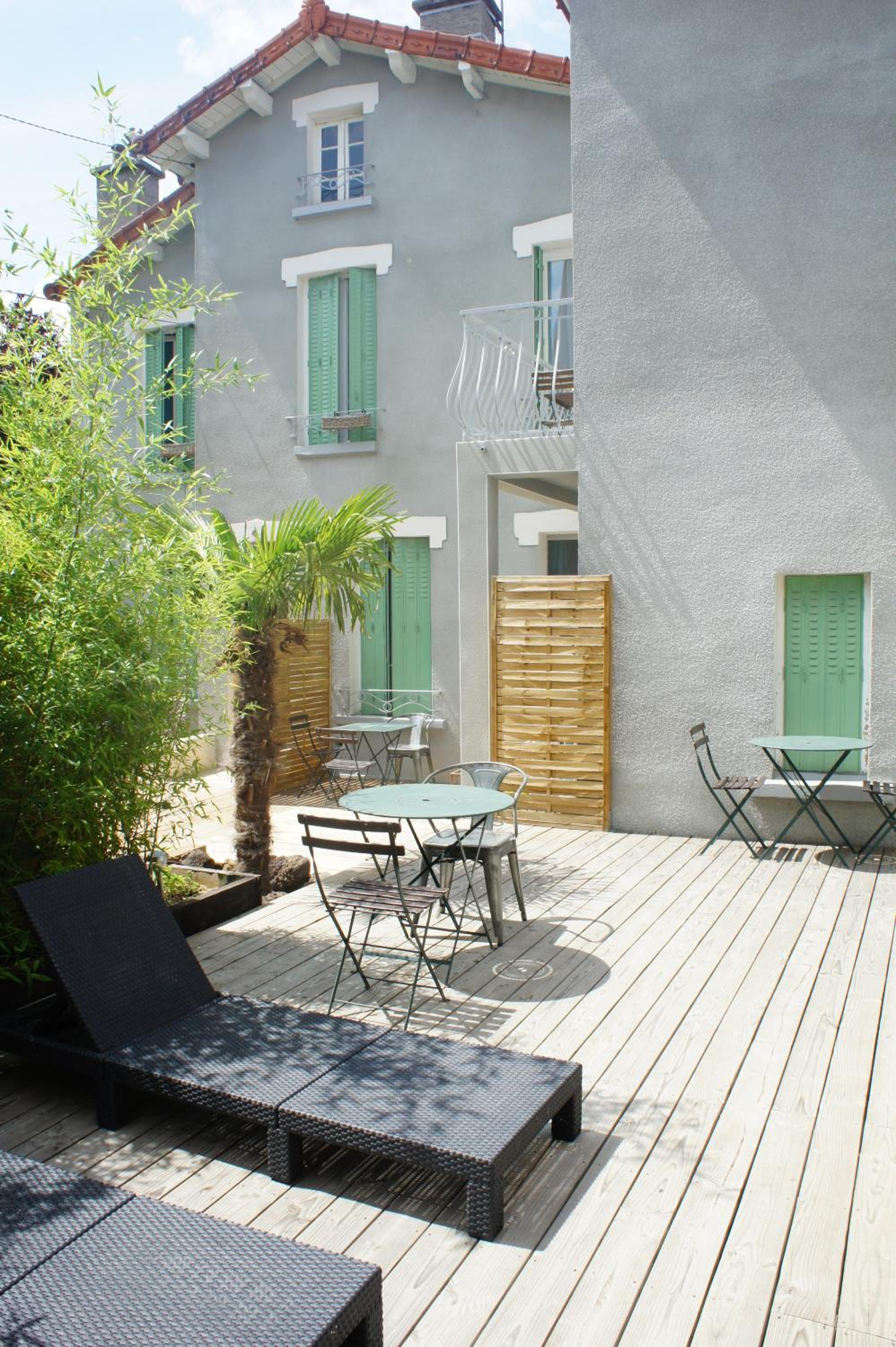 outdoor BBQ area