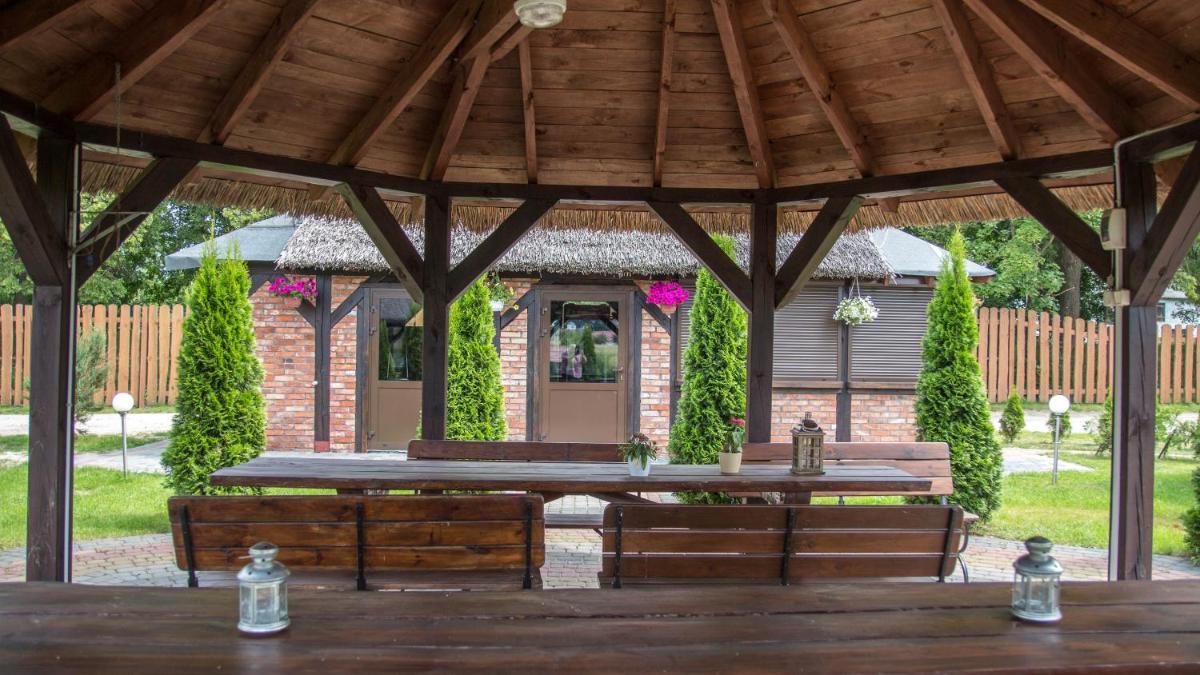 outdoor BBQ area