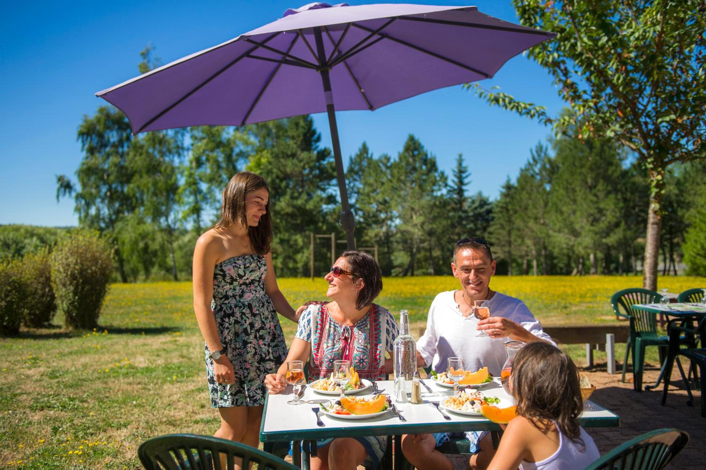 outdoor BBQ area