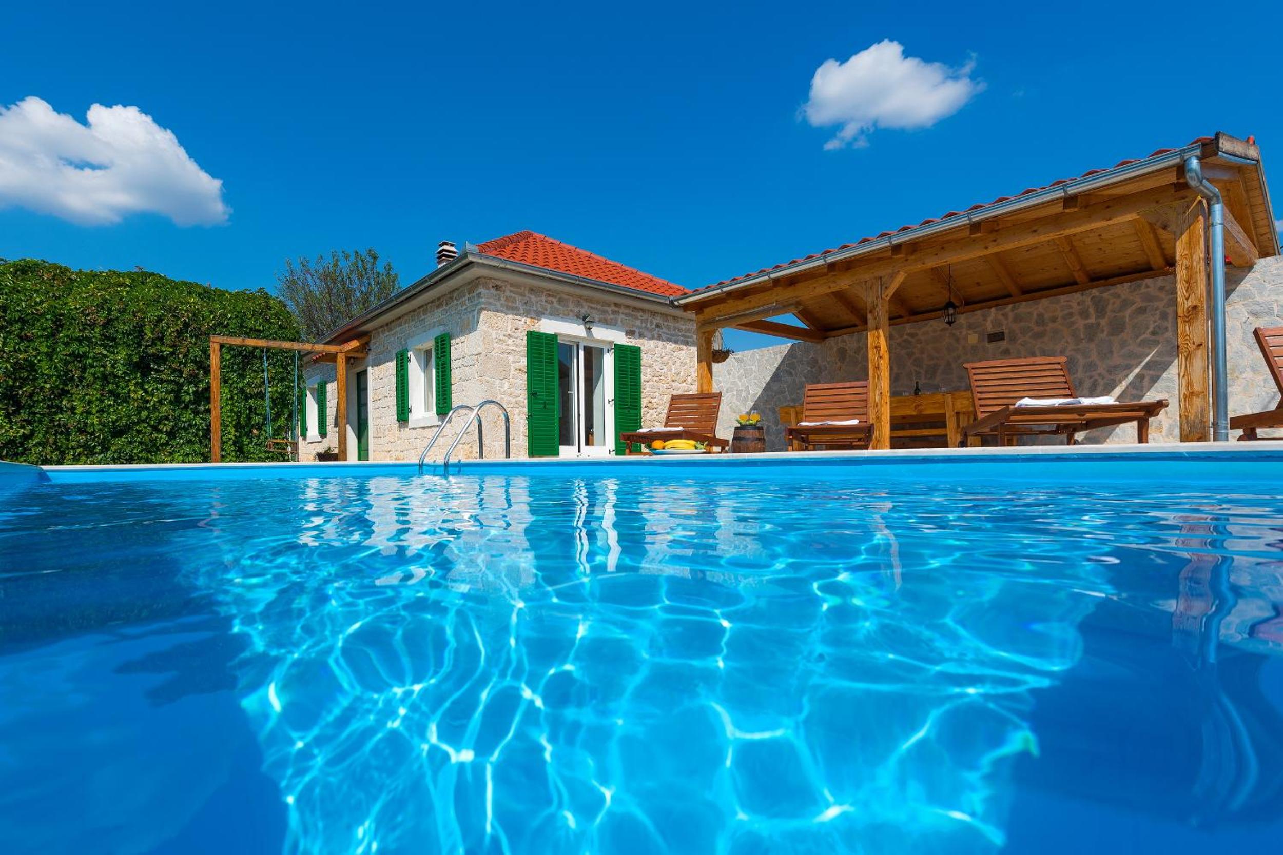 Holiday home Ana with pool national park krka view 3