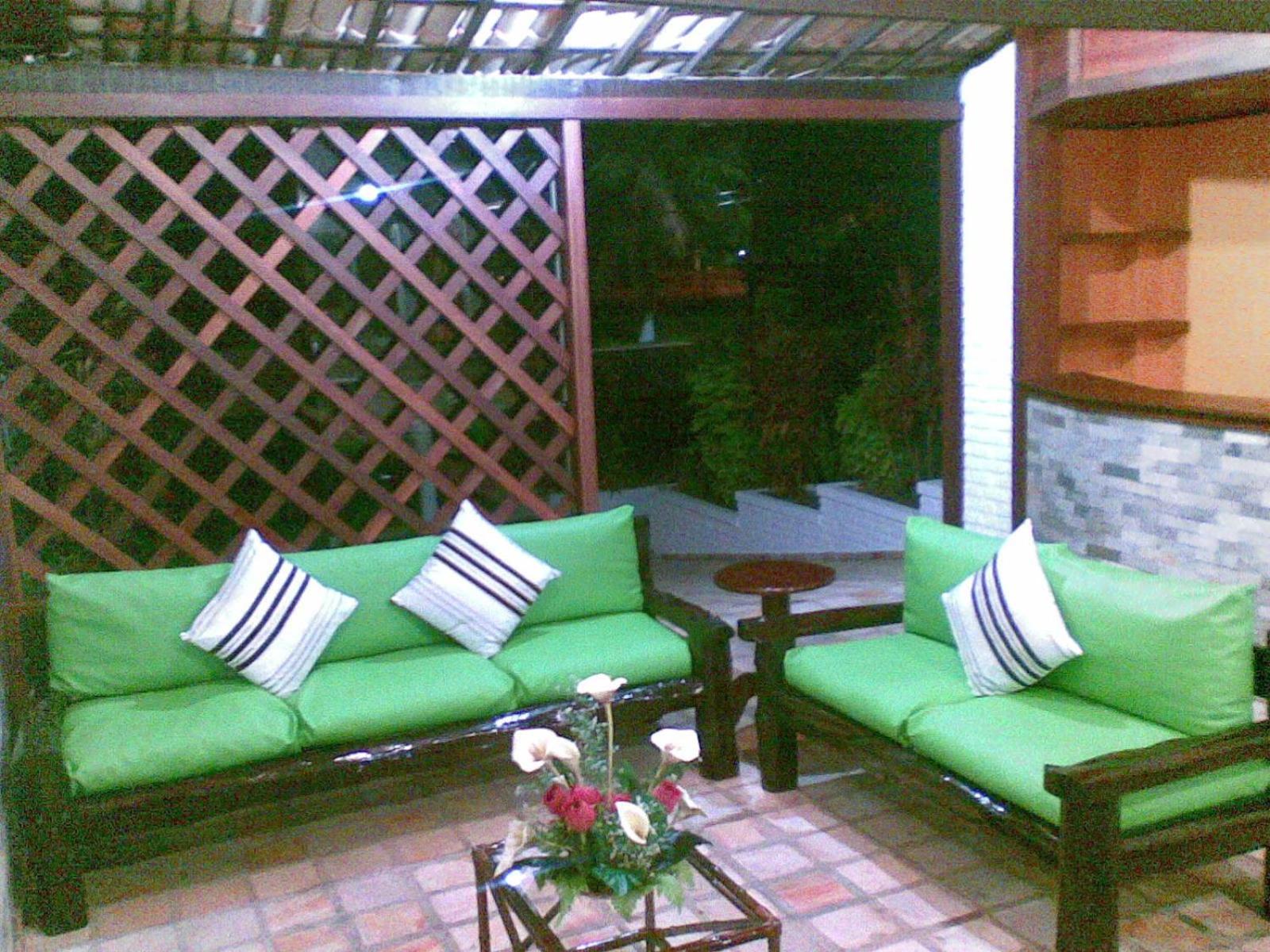 outdoor BBQ area