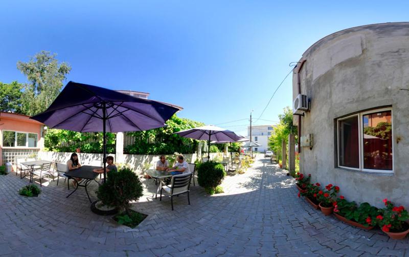 outdoor BBQ area
