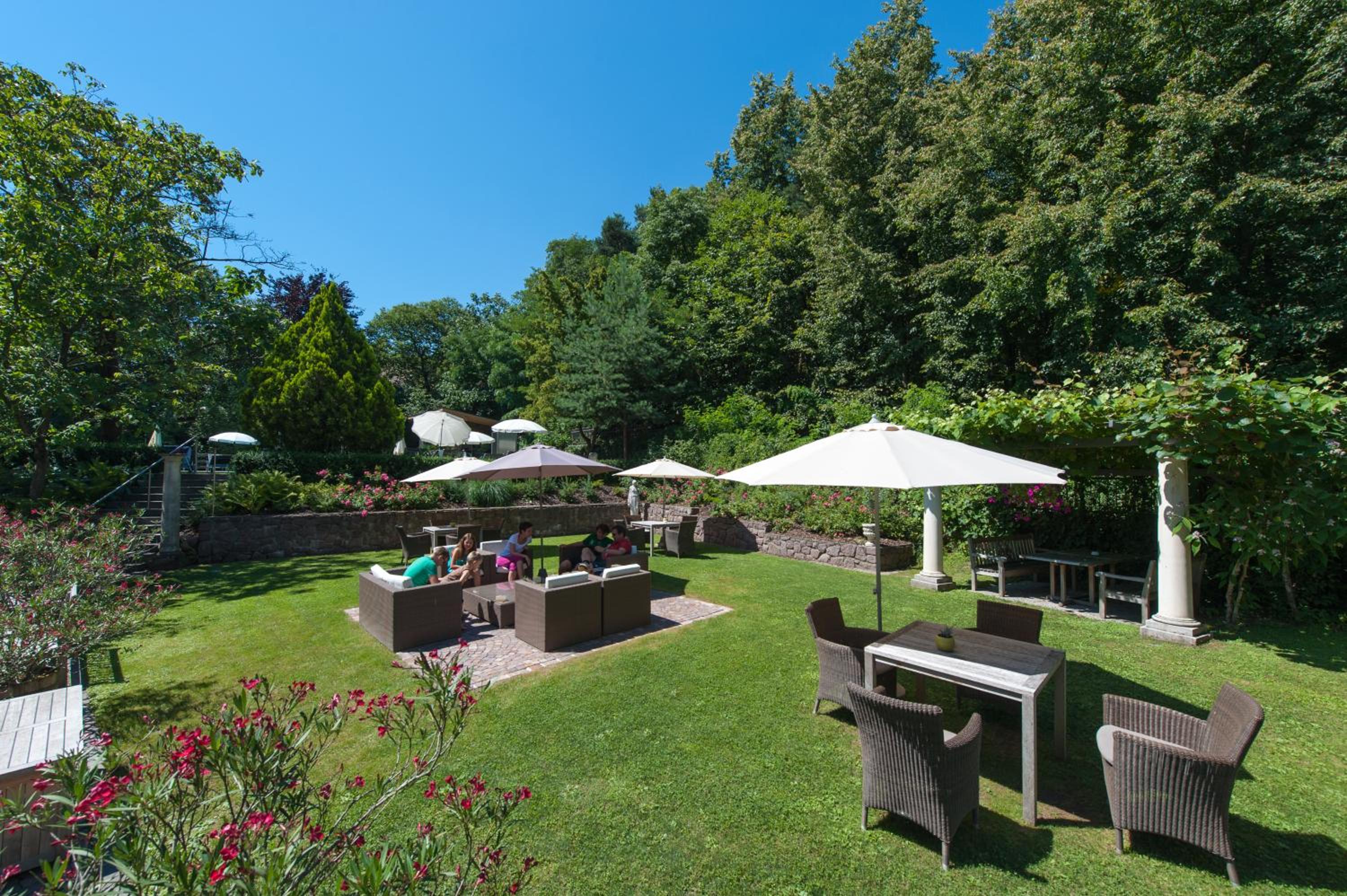 outdoor BBQ area