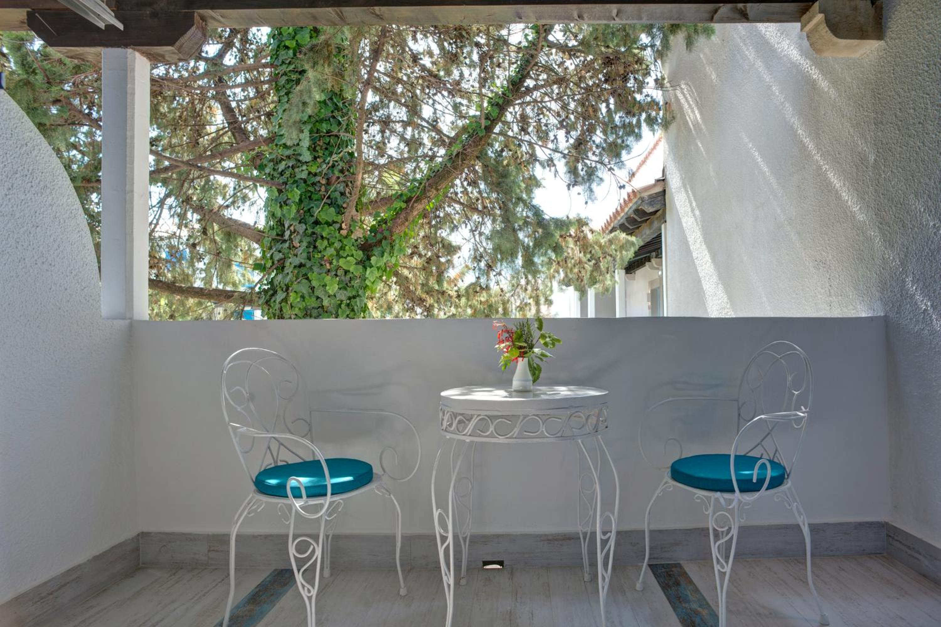 outdoor BBQ area