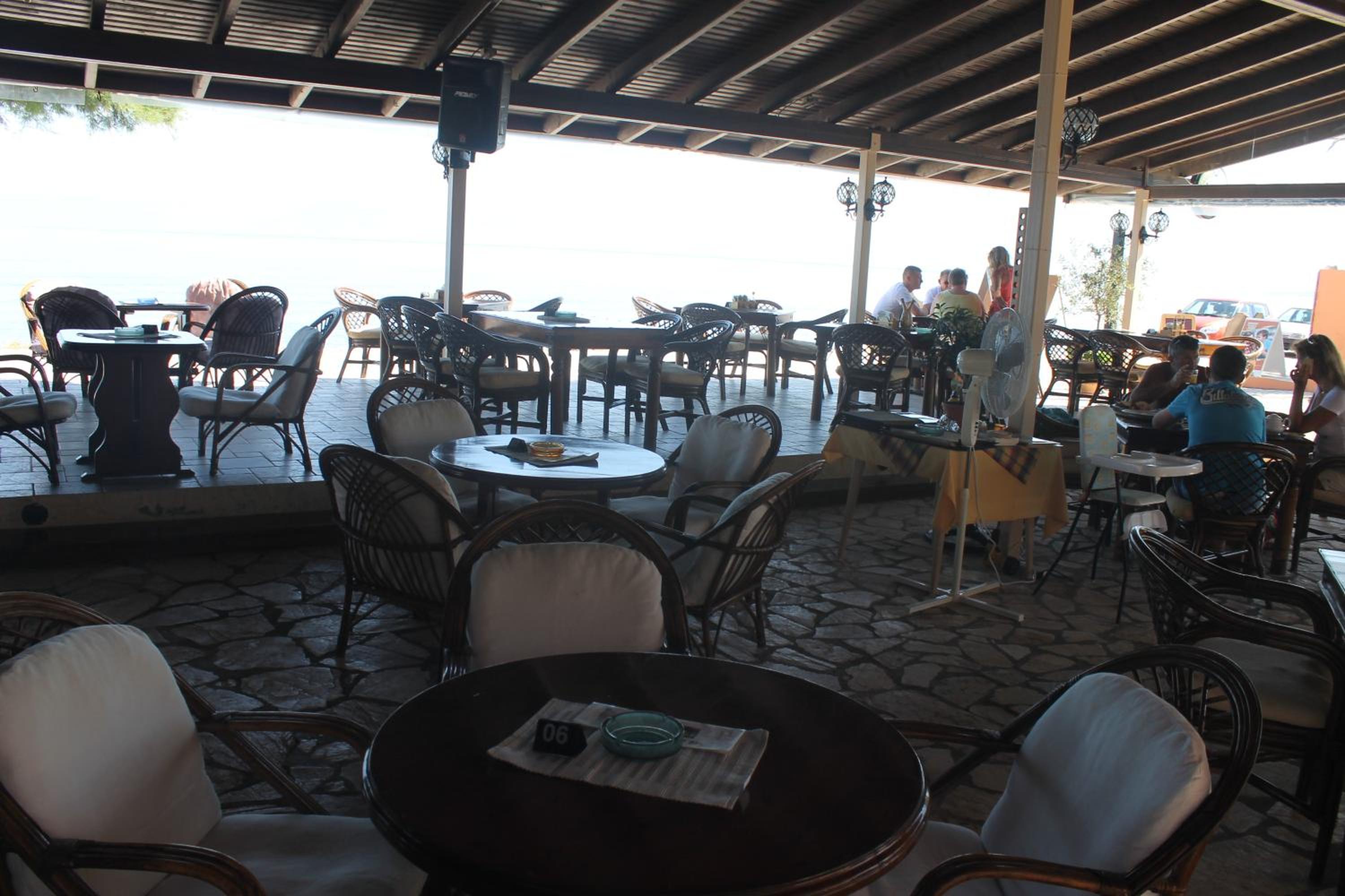 outdoor BBQ area
