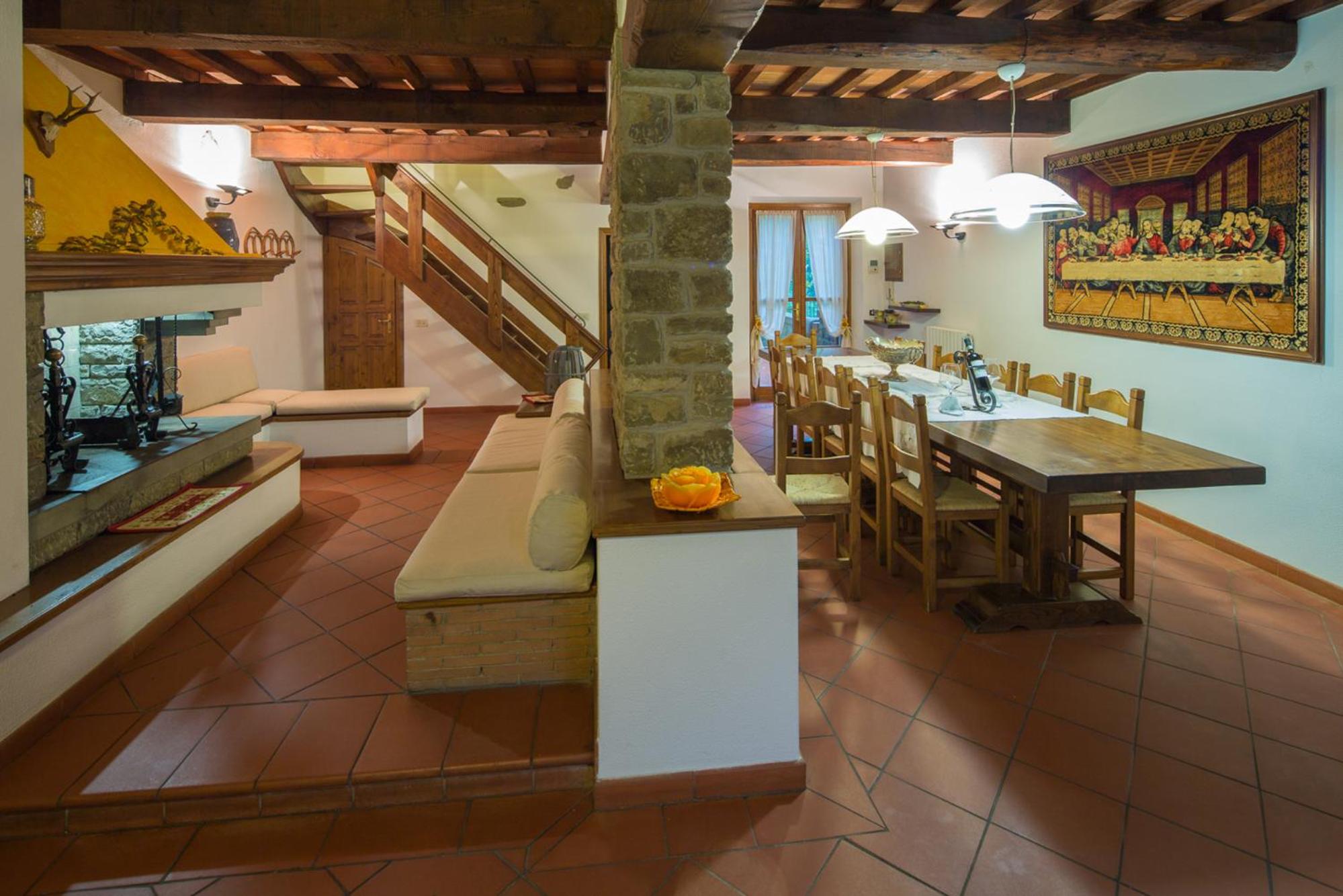 Il Castello di Rigutinelli en Arezzo — dining