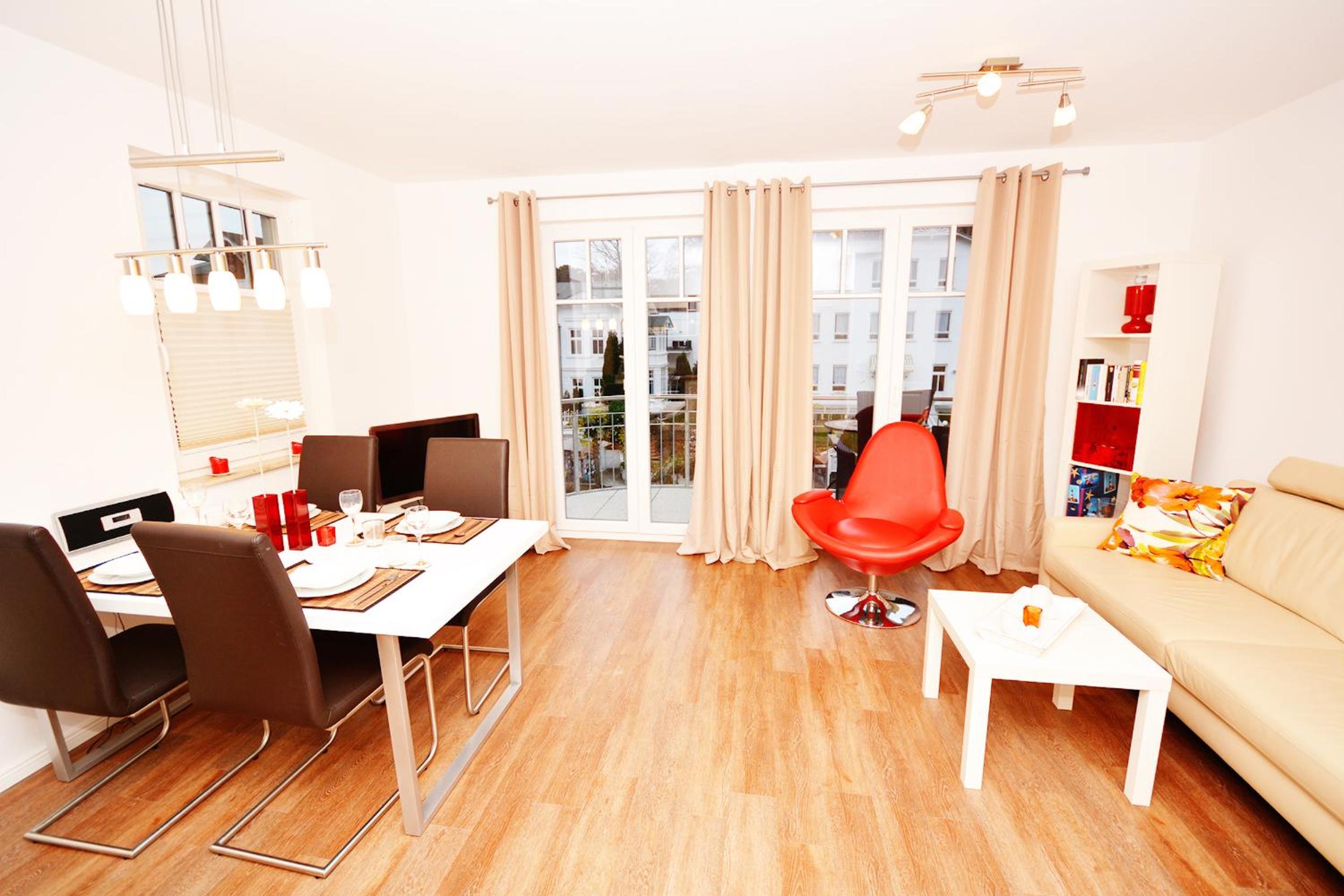 Komfort-Ferienwohnung Rosa Nr. 6 by Meer-Ferienwohnungen