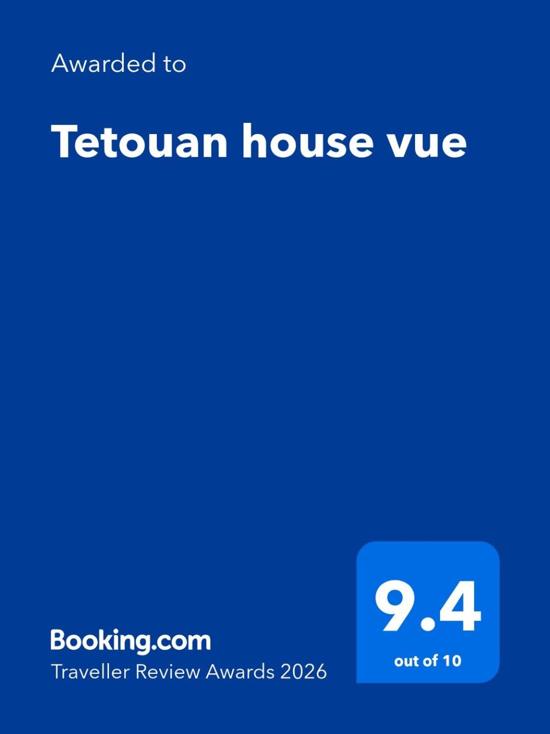 Tetouan house vue- chambre climatisée