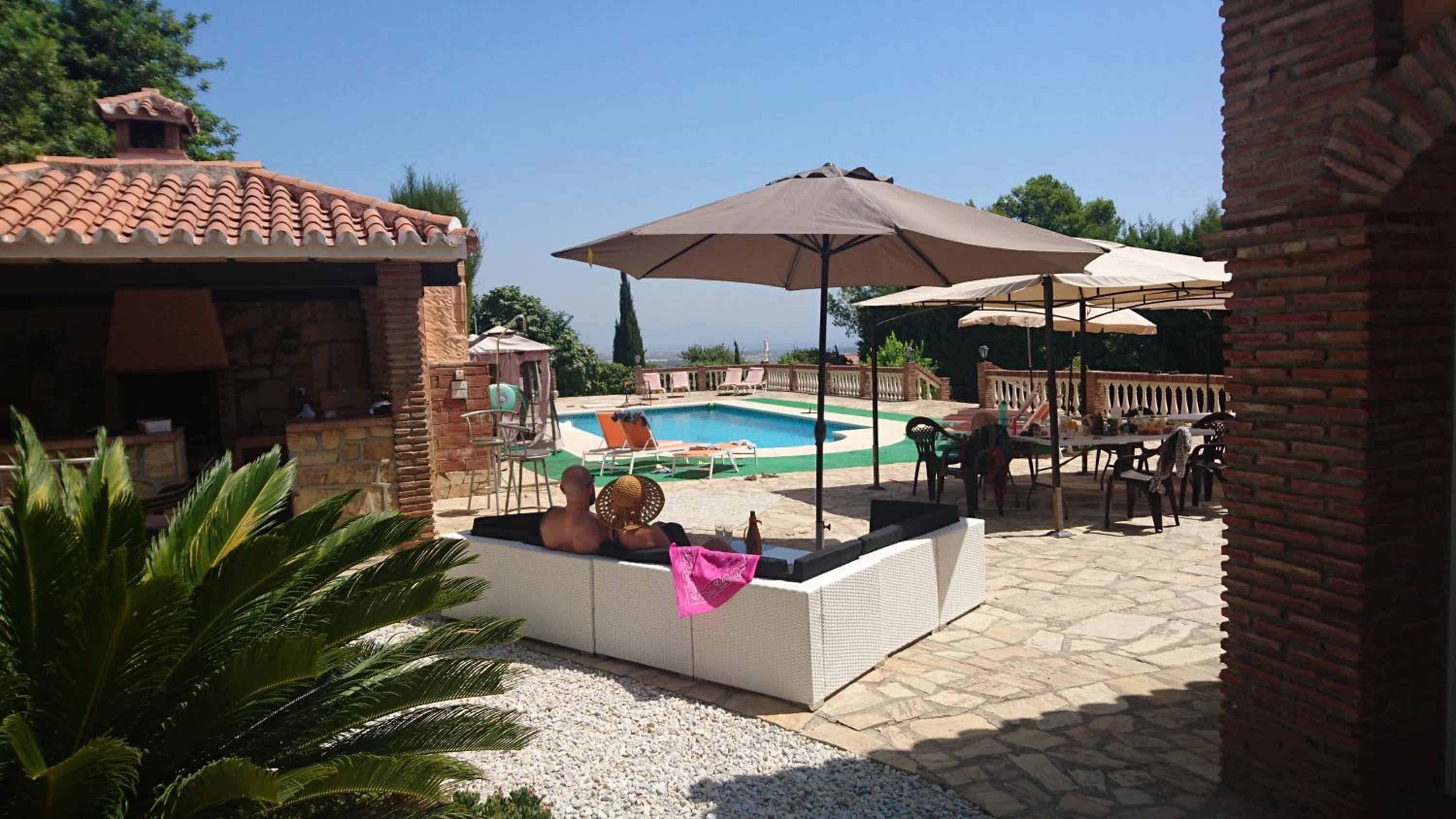 Villa Buenavista Malaga - sea view, private heated pool, spa, 5 bedrooms
