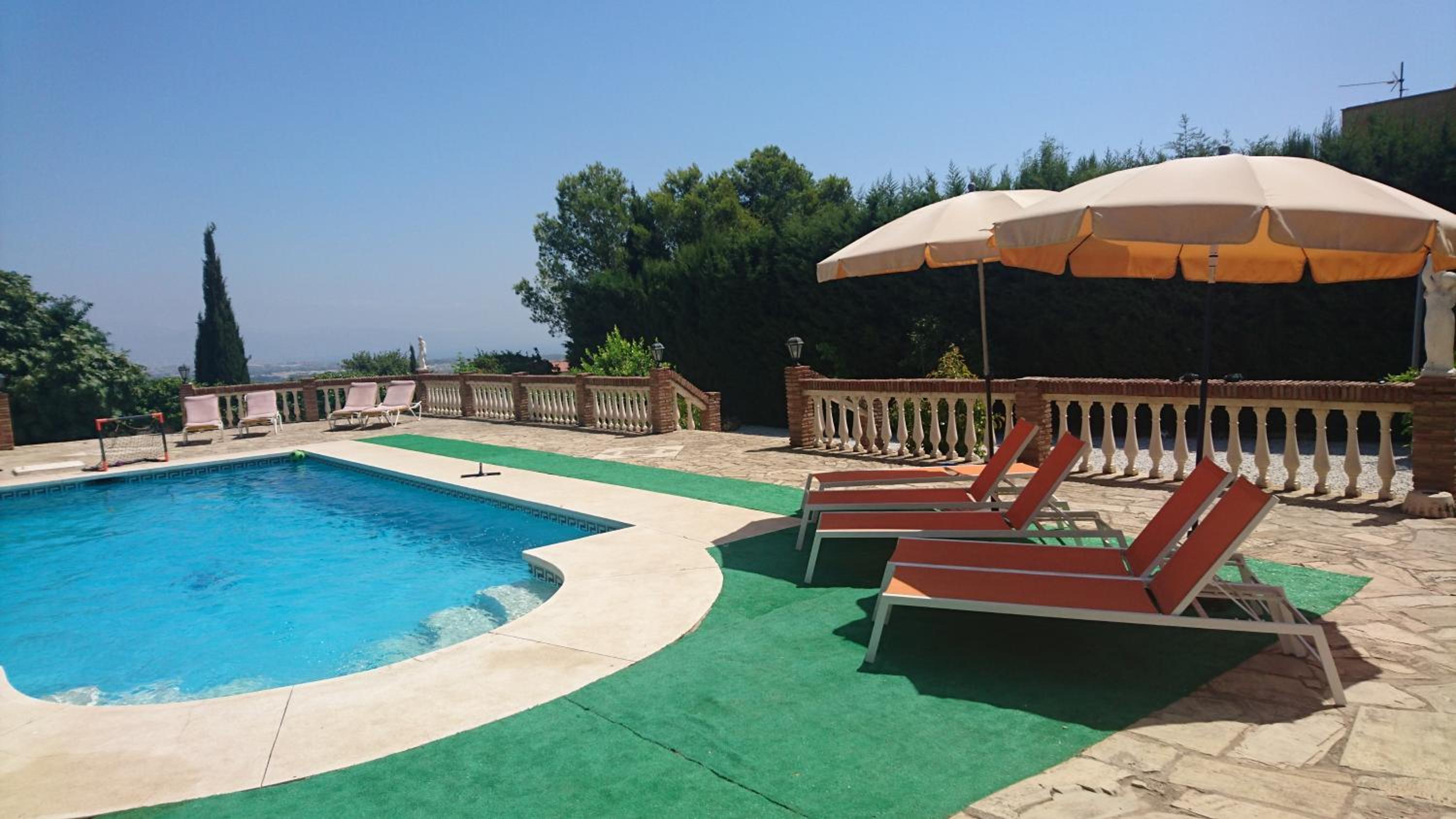 Villa Buenavista Malaga - sea view, private heated pool, spa, 5 bedrooms