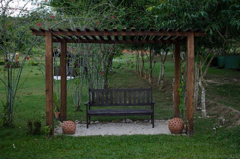 outdoor BBQ area