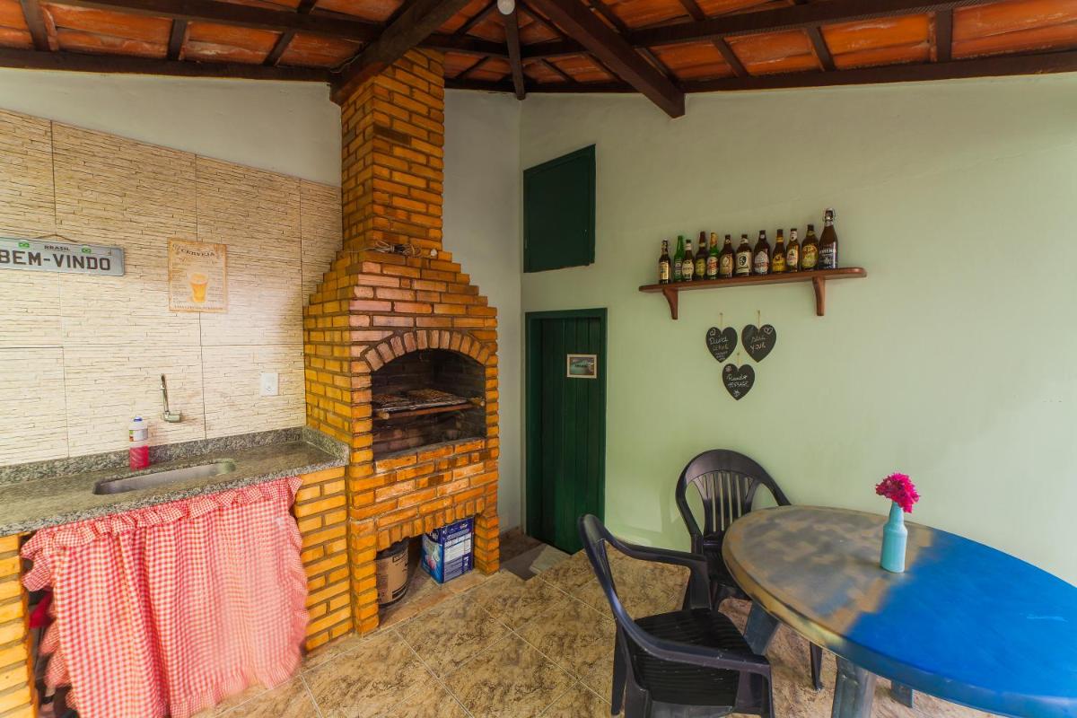 outdoor BBQ area