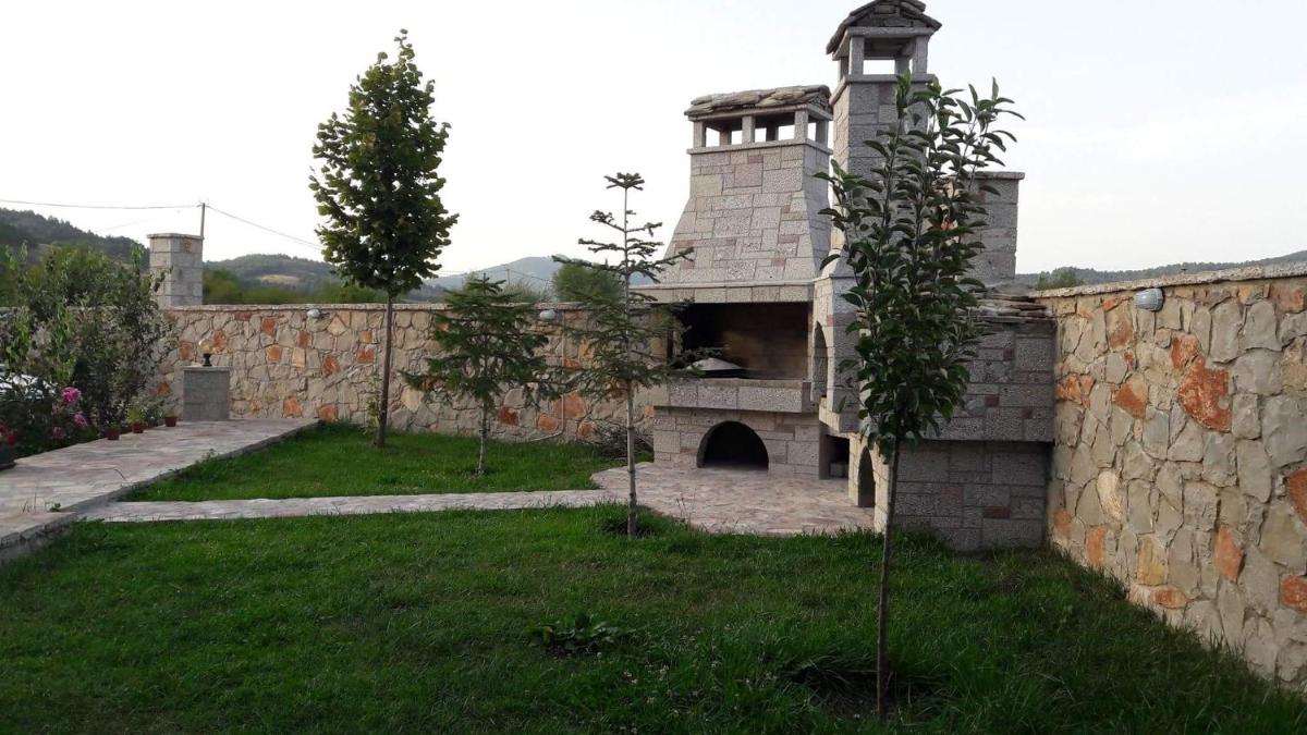 outdoor BBQ area