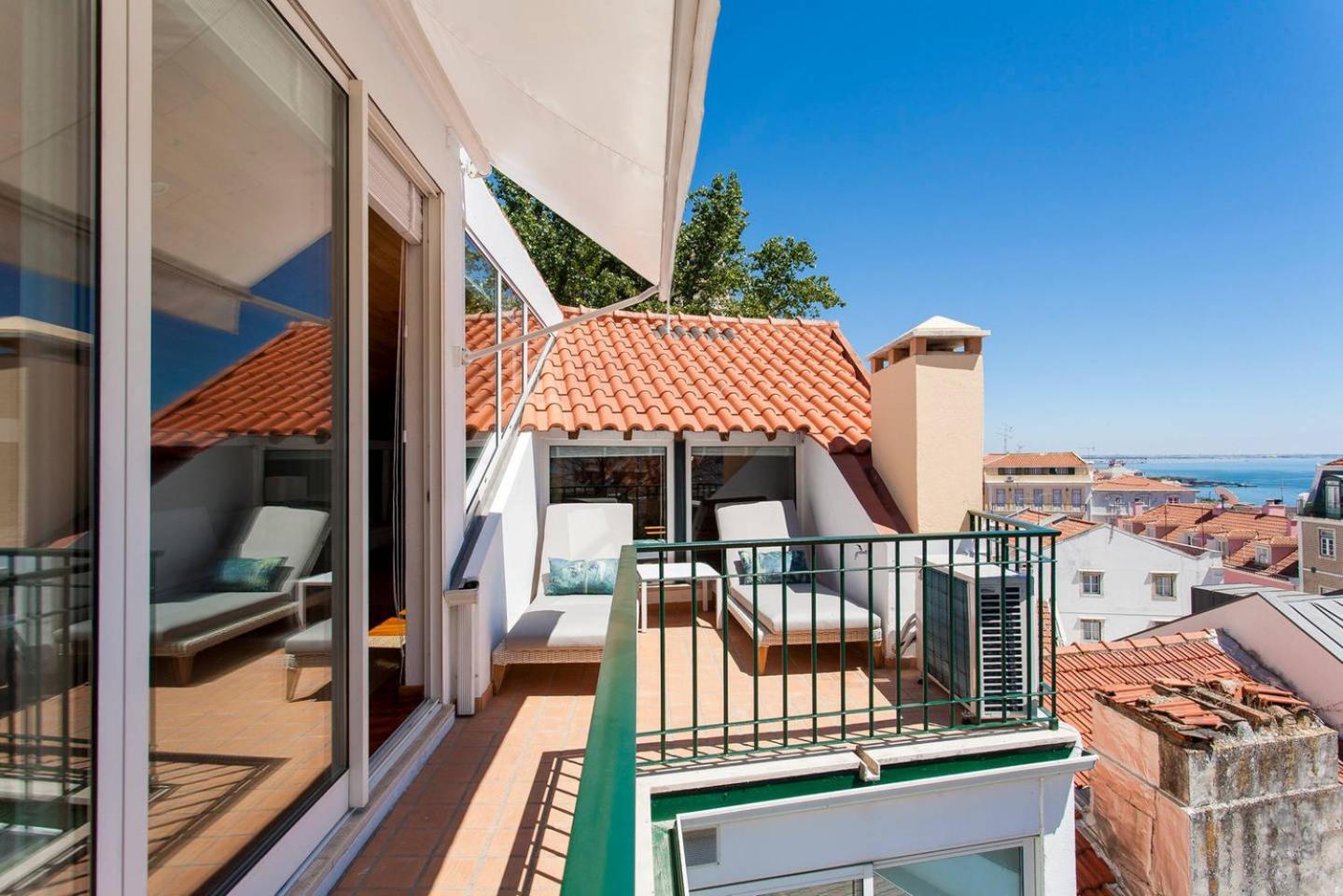 Santos River View Terrace Duplex