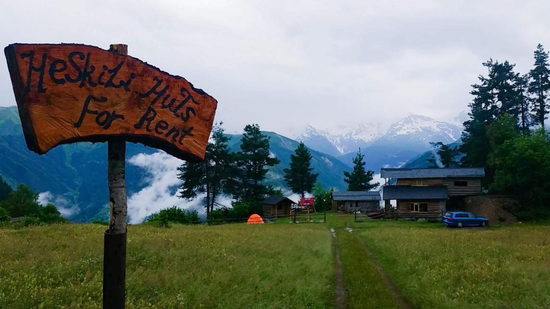 Heshkili huts and cabins Svaneti