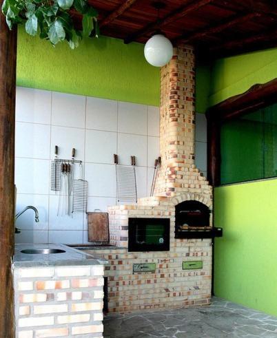 outdoor BBQ area