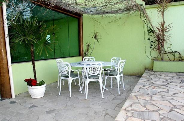 outdoor BBQ area