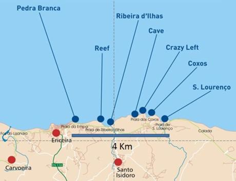 By the sea in the center @ Ericeira view 3