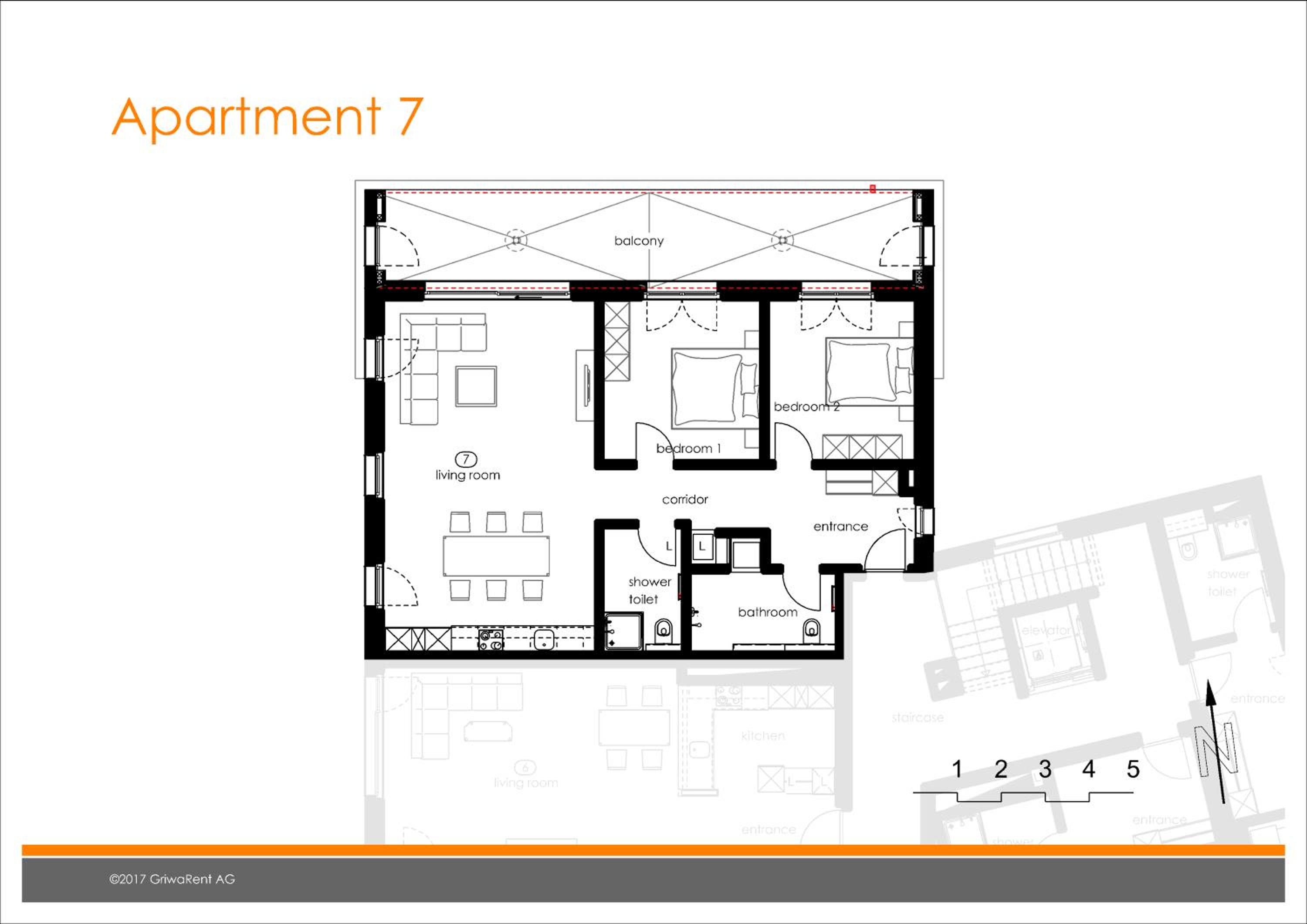 Apartment Narzisse - GRIWA RENT AG