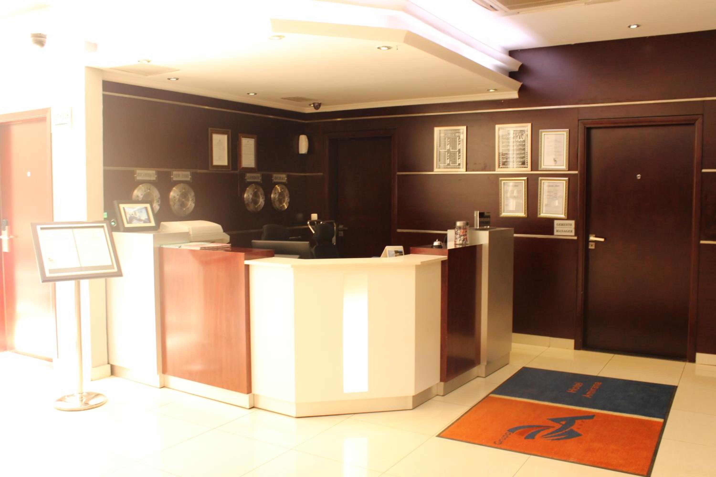hotel reception