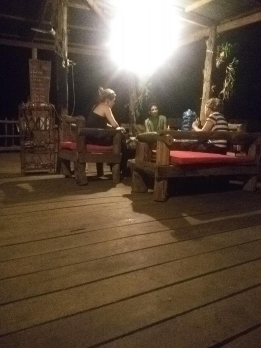 outdoor BBQ area