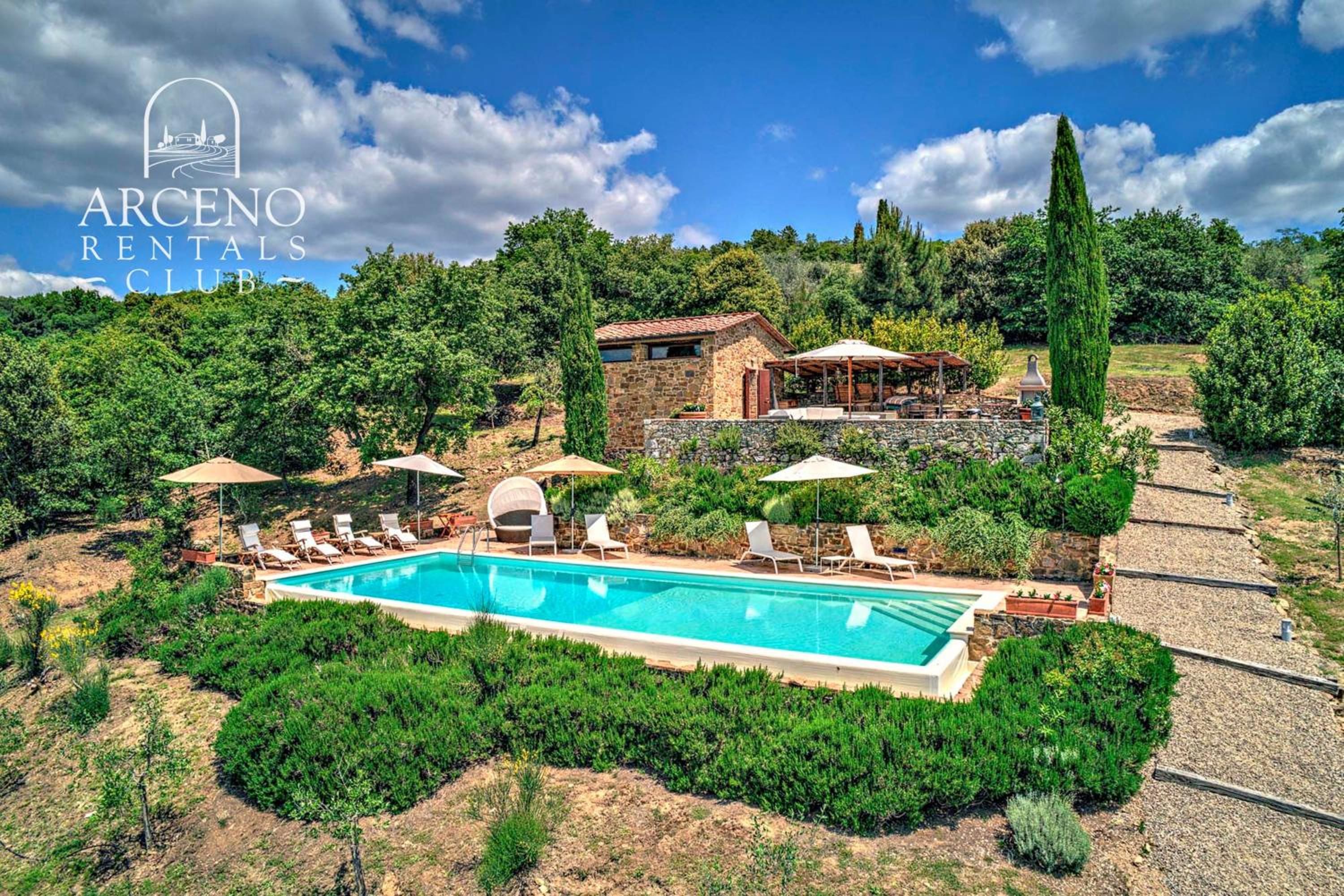 Chiusarella - Arceno Rentals Club view 2
