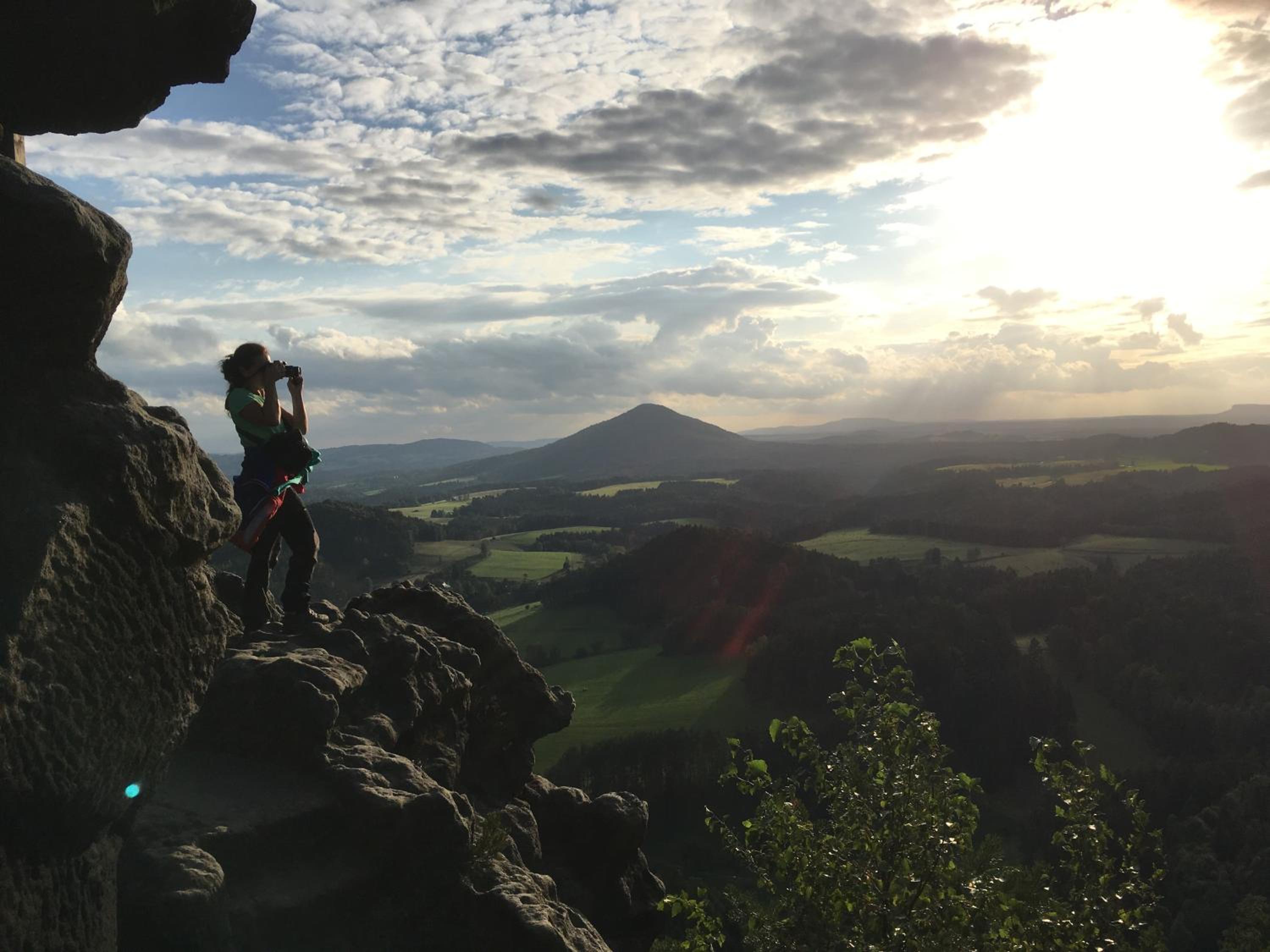 Ferienhaus Winterbergblick, Nationalpark Sächsische Schweiz, 5 Wohnungen und Gemeinschaftsraum, Boulderraum und Sauna im Haus
