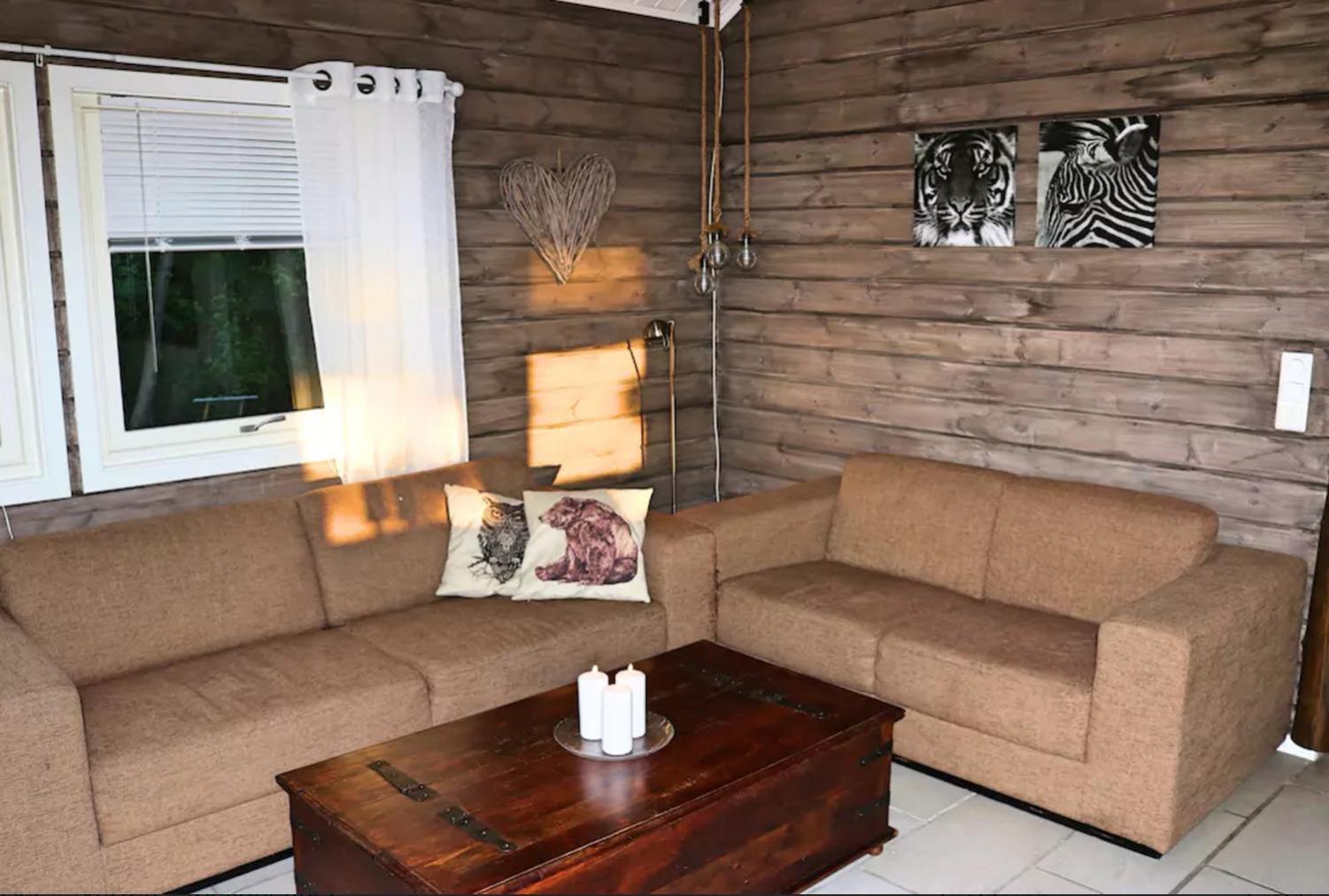 Cabin by the river view 2