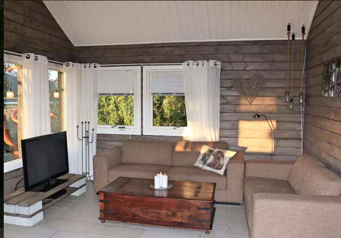 Cabin by the river view 3