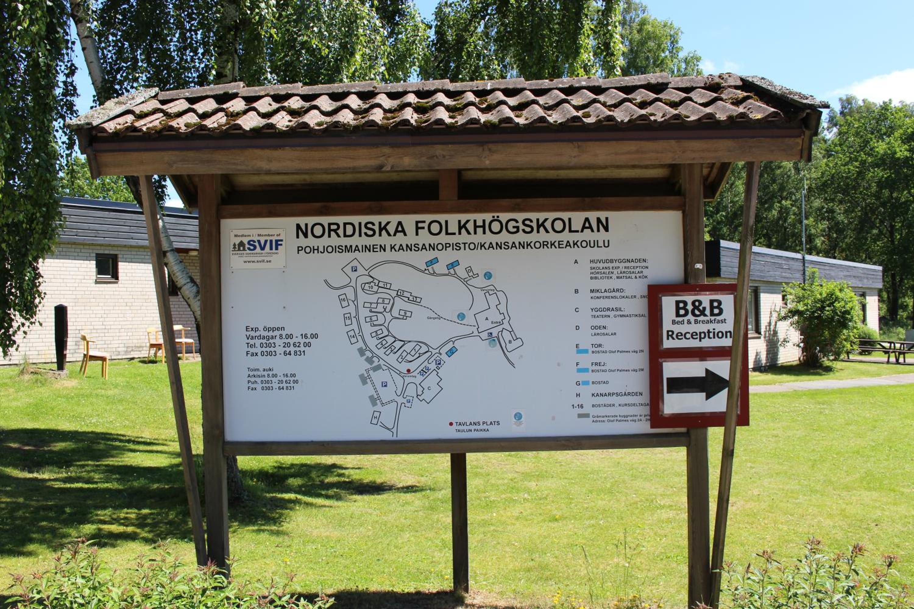 Nordiska Folkhögskolan Bed and Breakfast