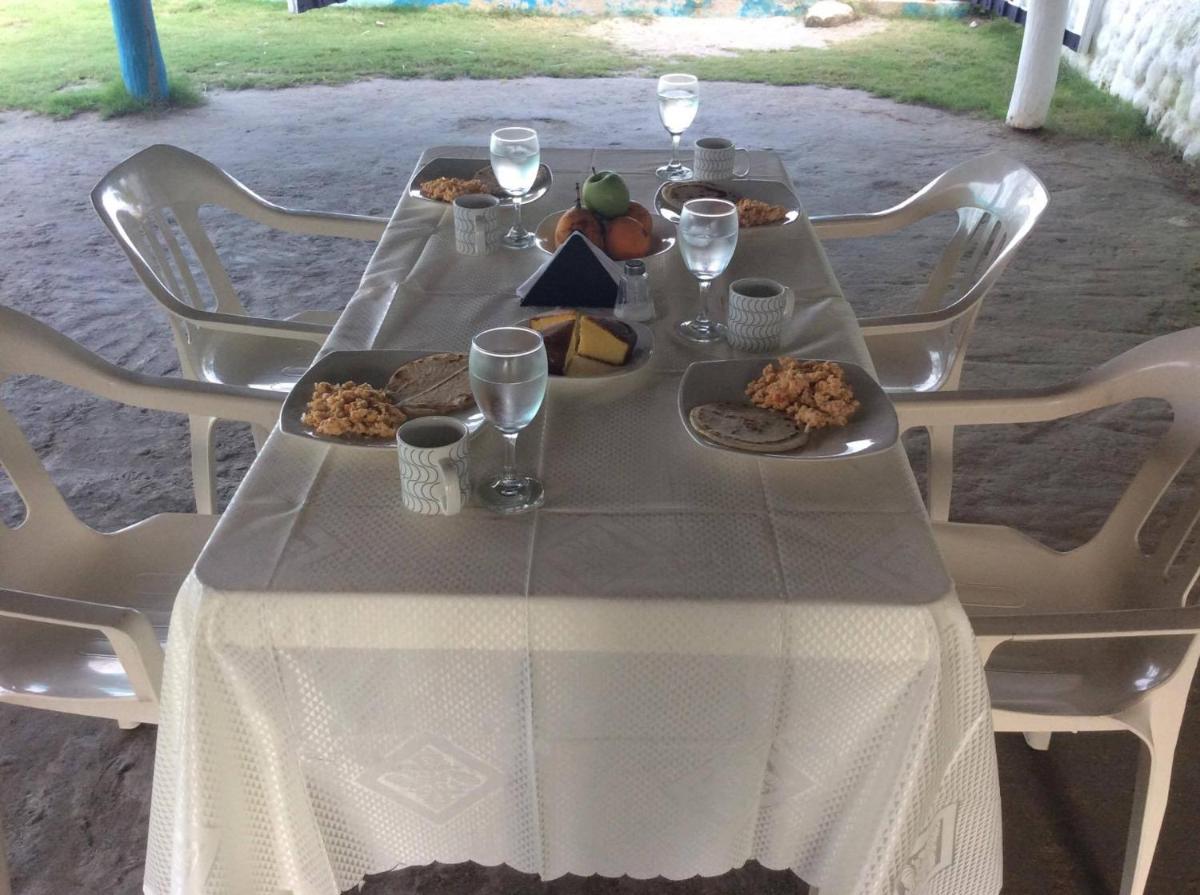 outdoor BBQ area