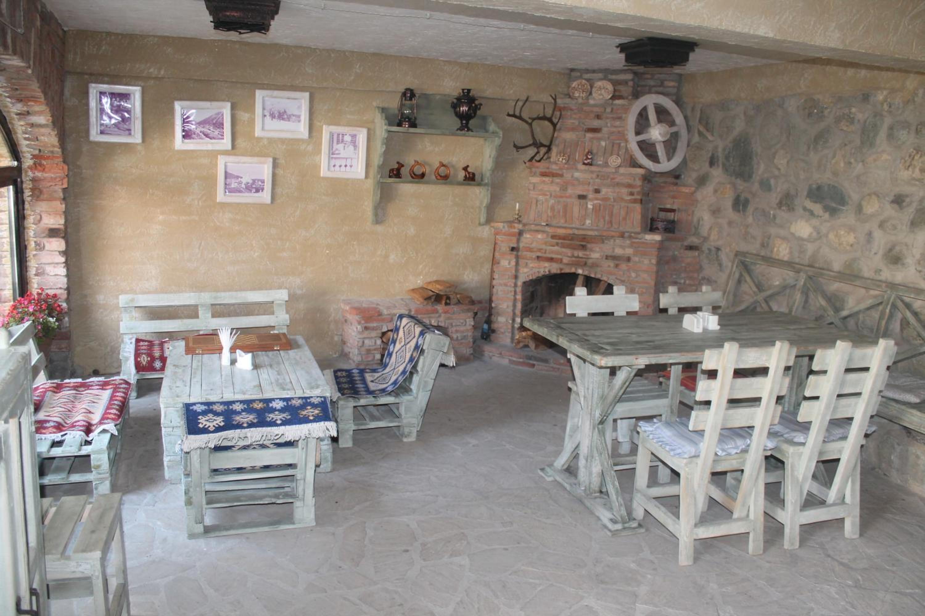 outdoor BBQ area