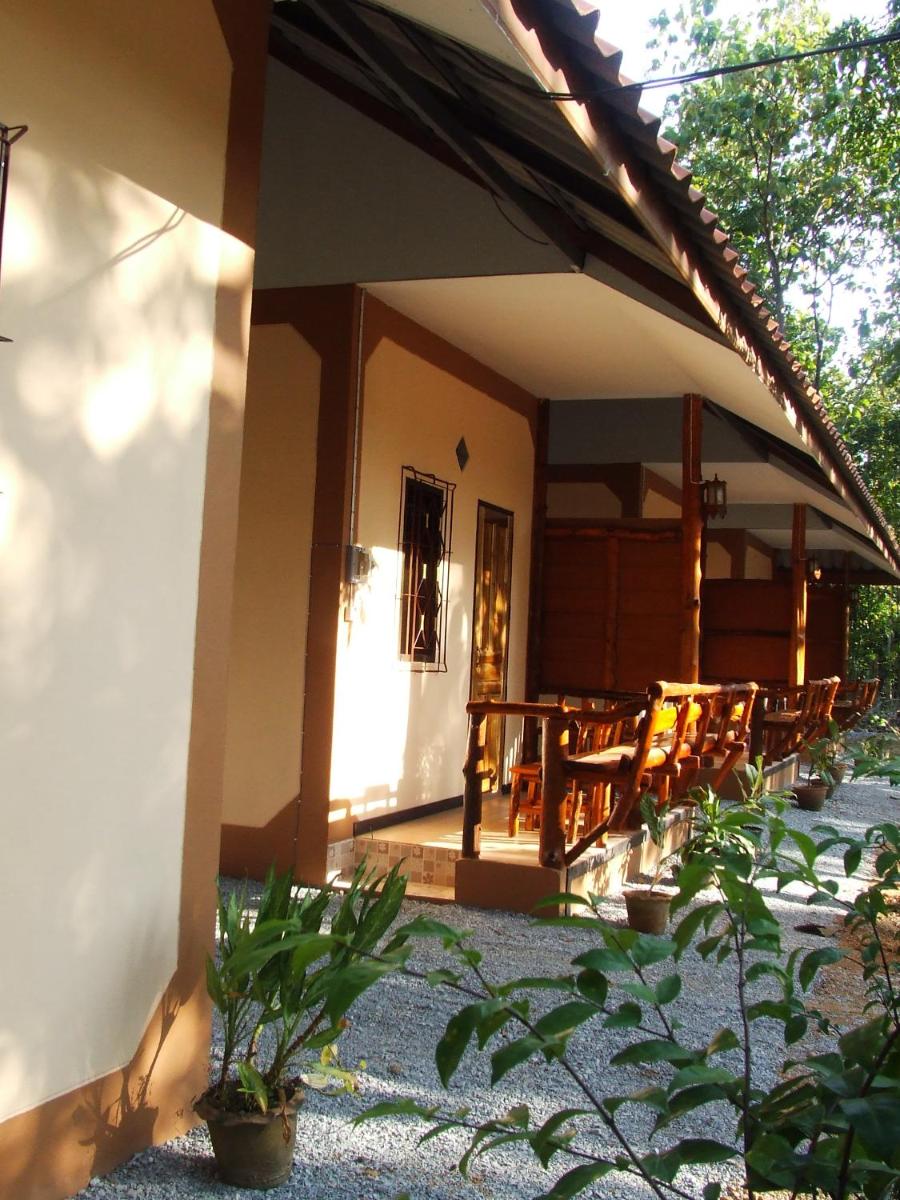 outdoor BBQ area