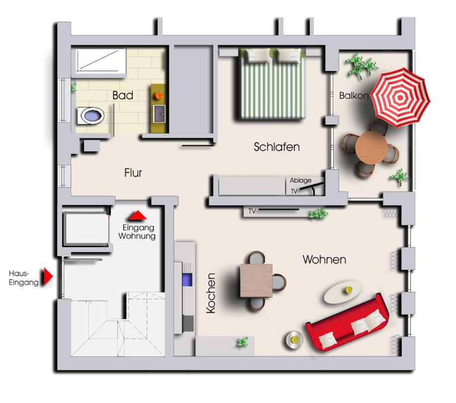 Ferienwohnung Kurpark view 5