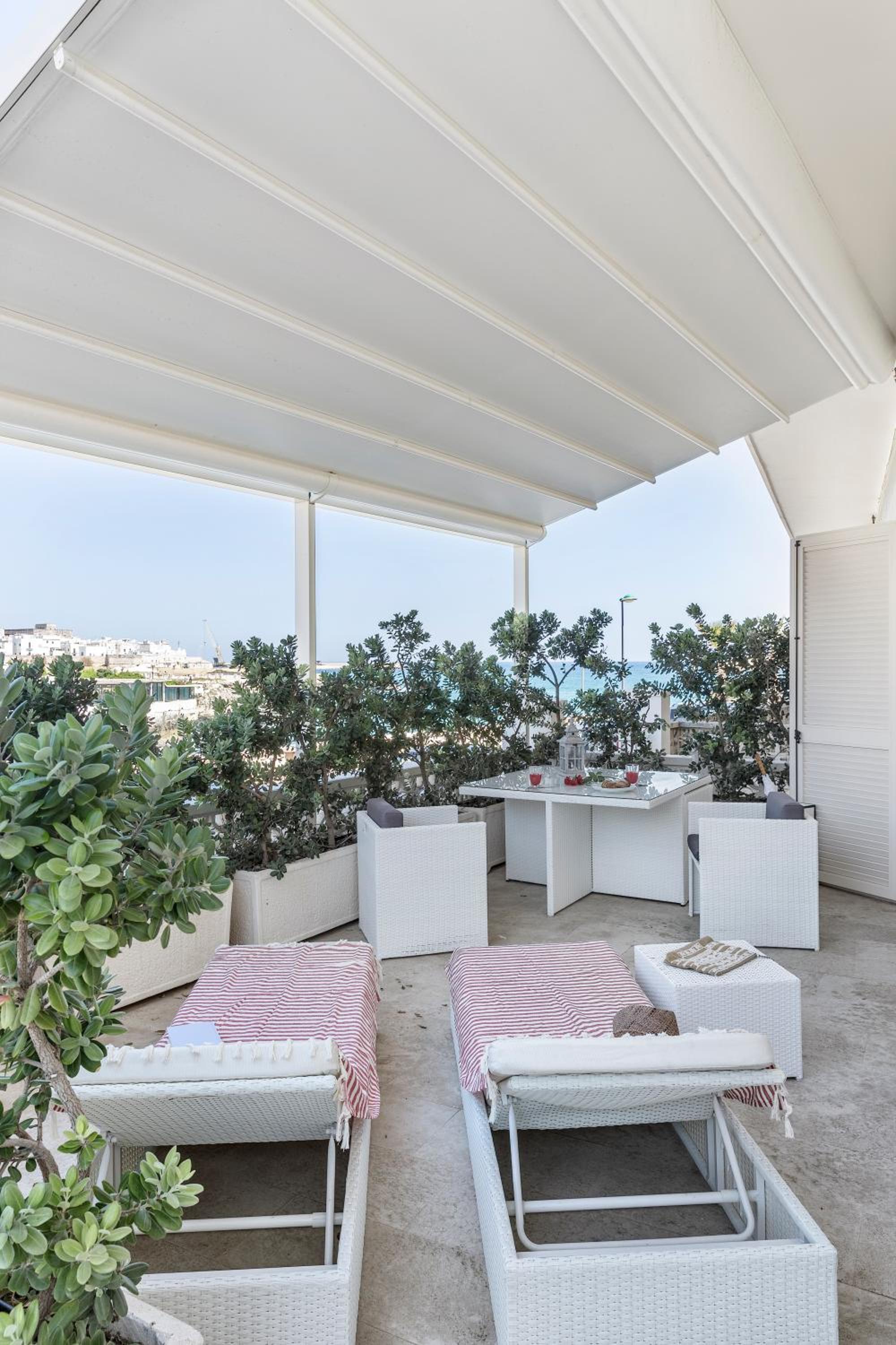 Casetta sul mare A en Monopoli — balance & terrace