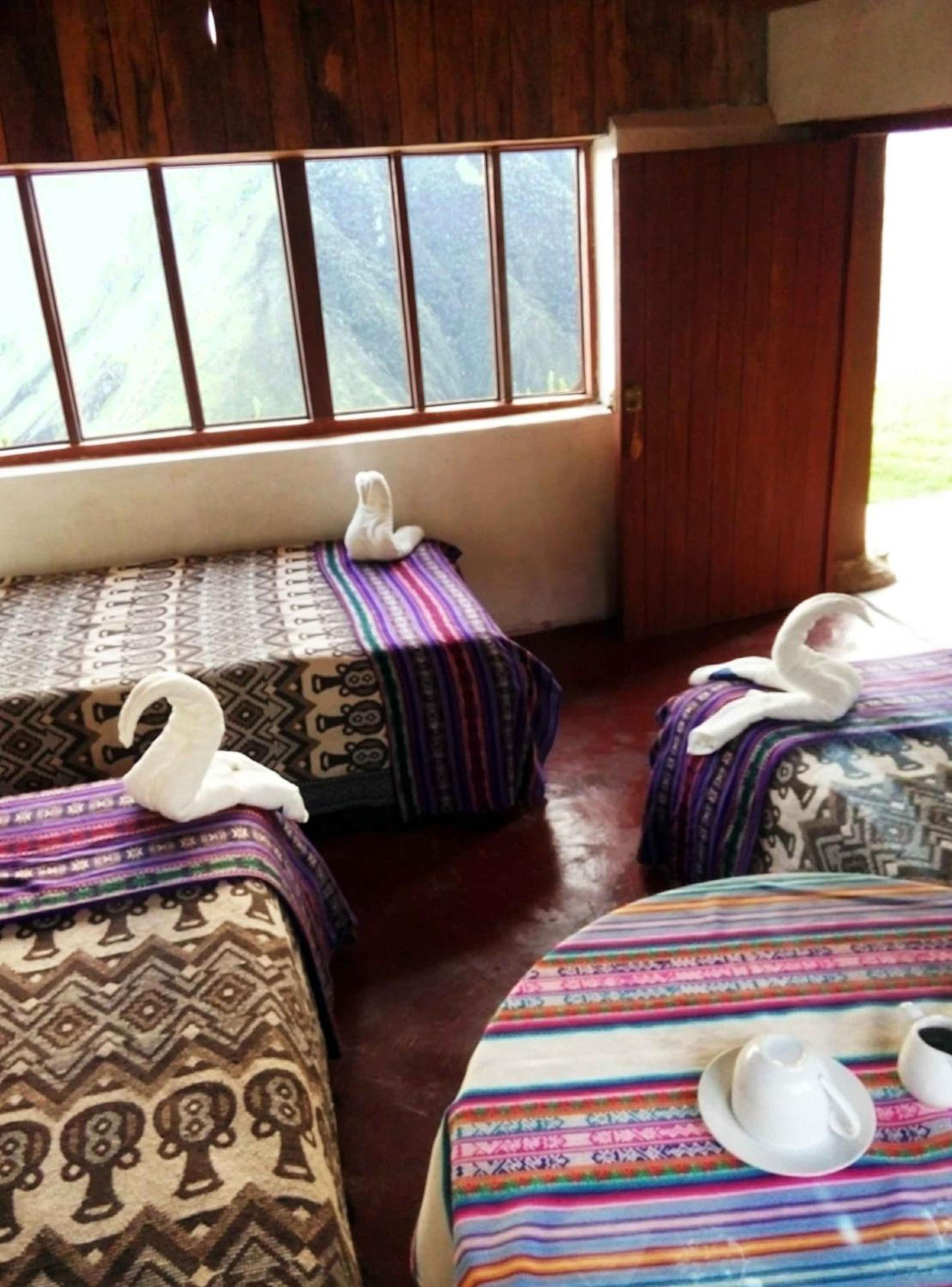 Llactapata Lodge overlooking Machu Picchu - camping - restaurant