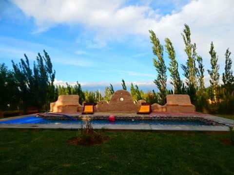outdoor BBQ area