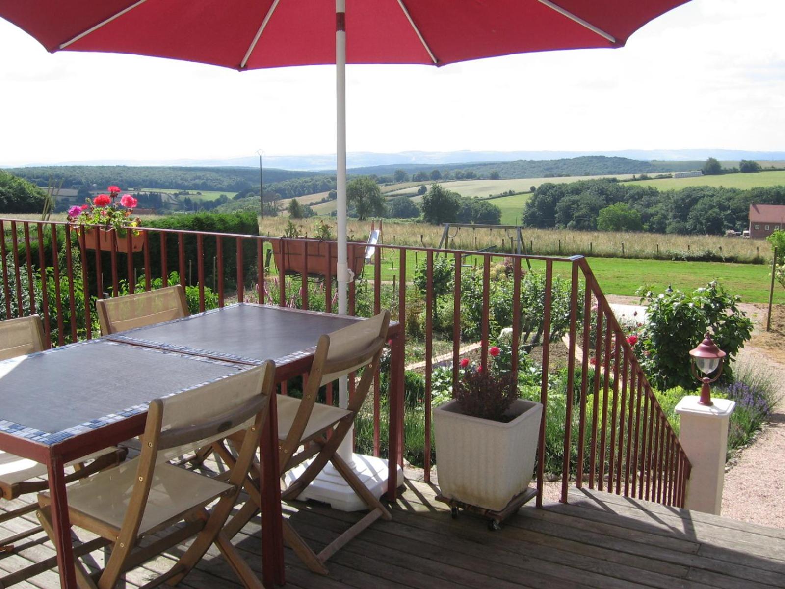 outdoor BBQ area