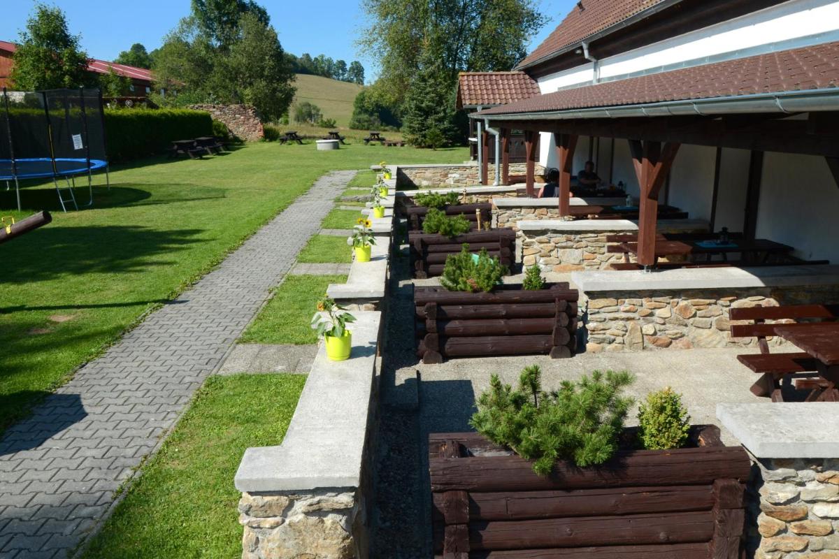 outdoor BBQ area