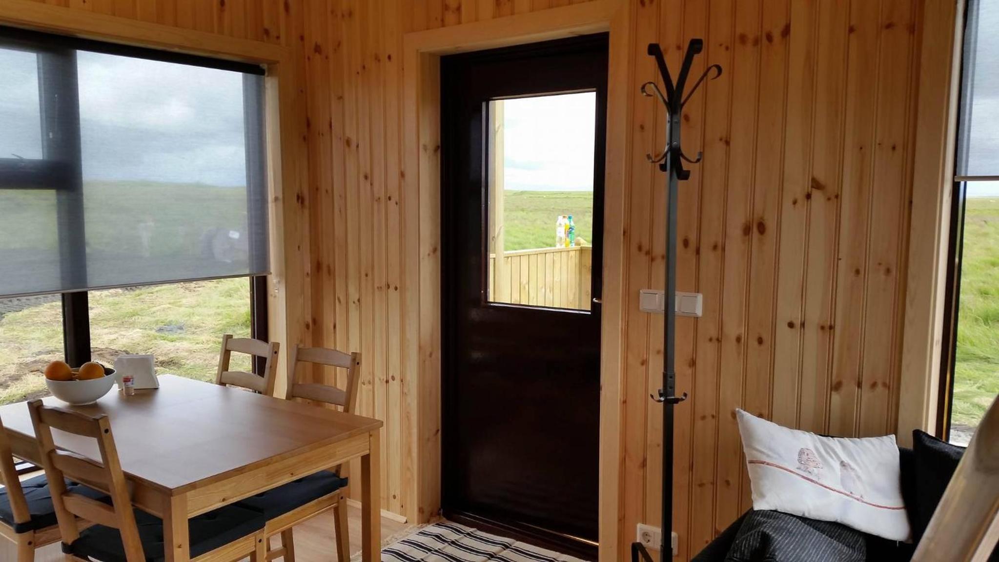 Hekla Cabin 1 Volcano and Glacier View