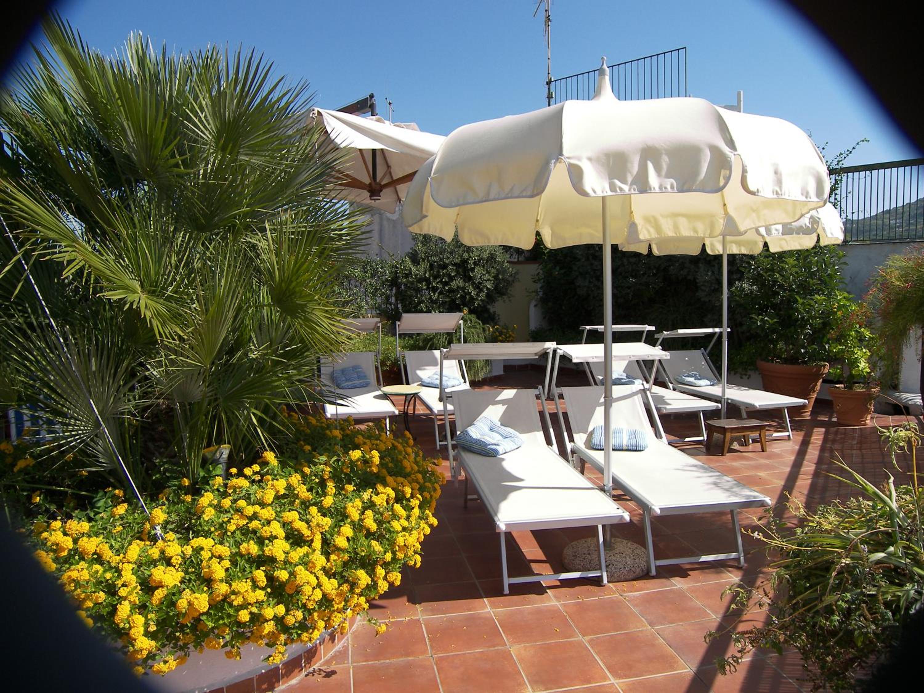 outdoor BBQ area