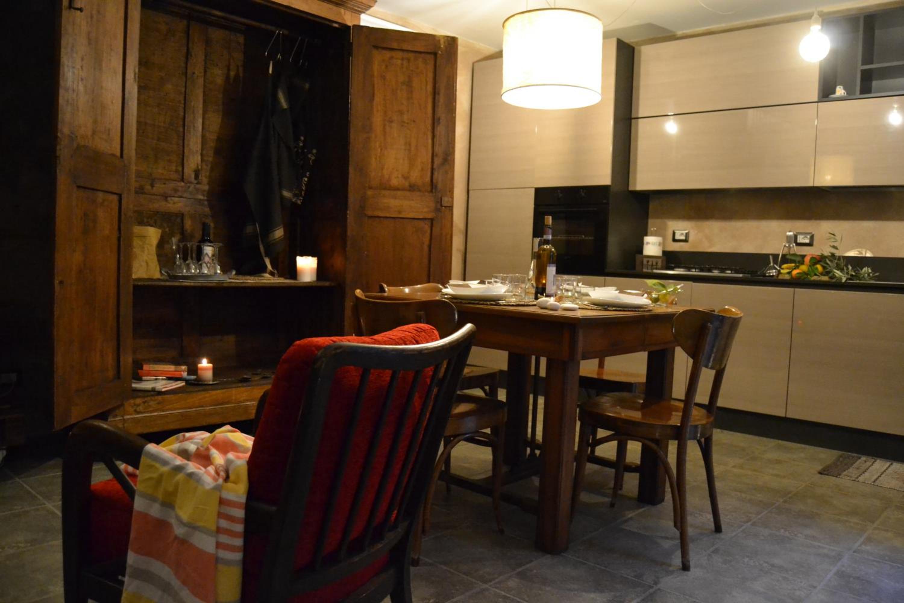 Il Riuscello en Tuscania — kitchen