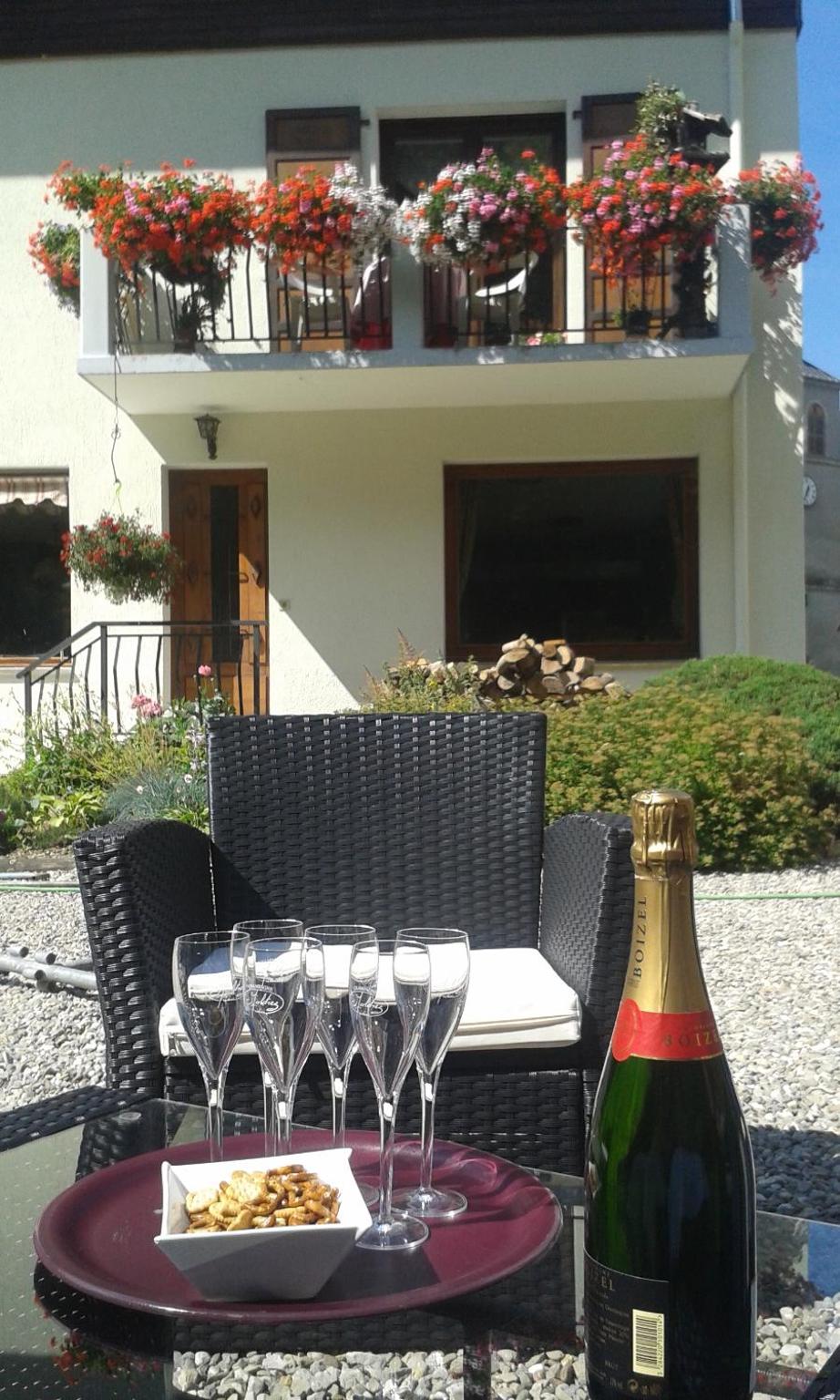 outdoor BBQ area